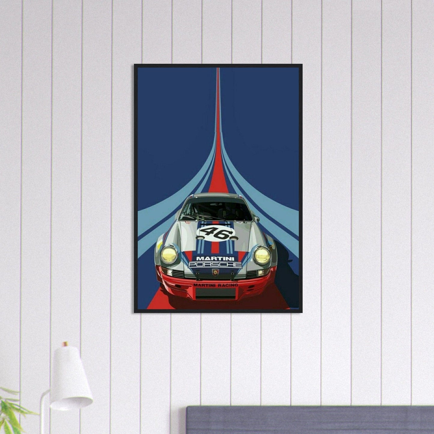 Tableau Porsche Martini Canvanation