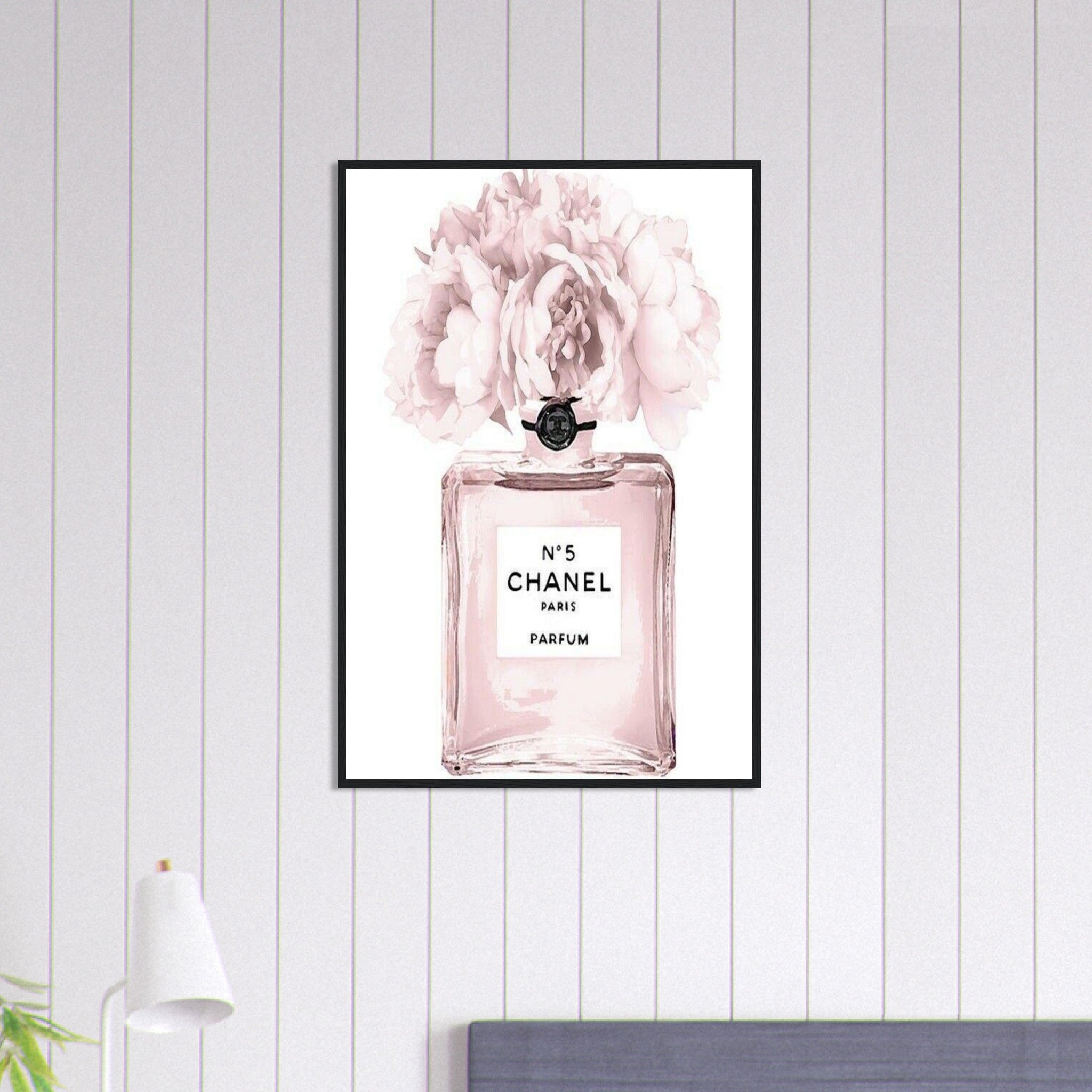 Canvanation Print Material 60x90 cm / 24x36″ Tableau Chanel Numéro 5 Rose