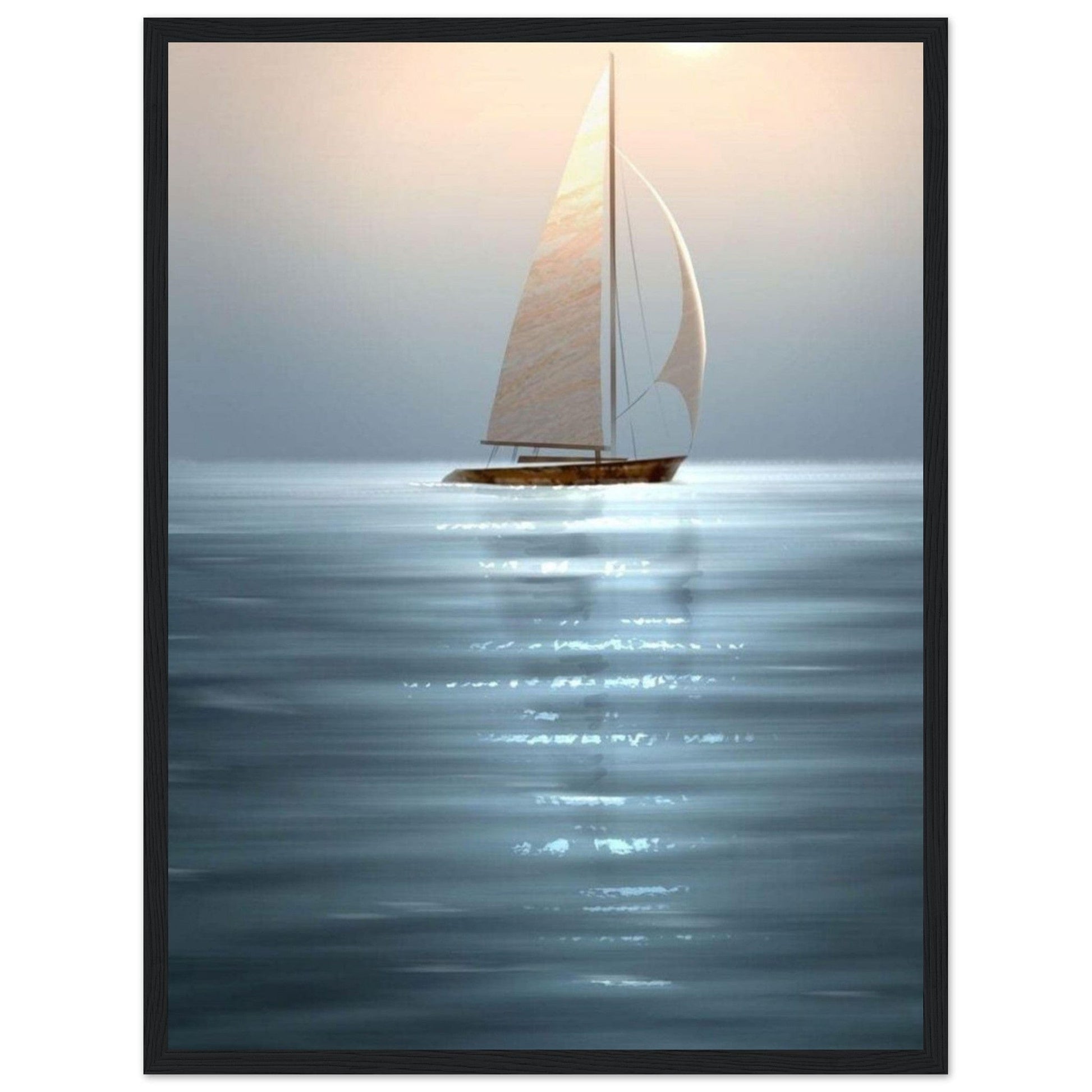 Peinture De Bateau Moderne - Canvanation