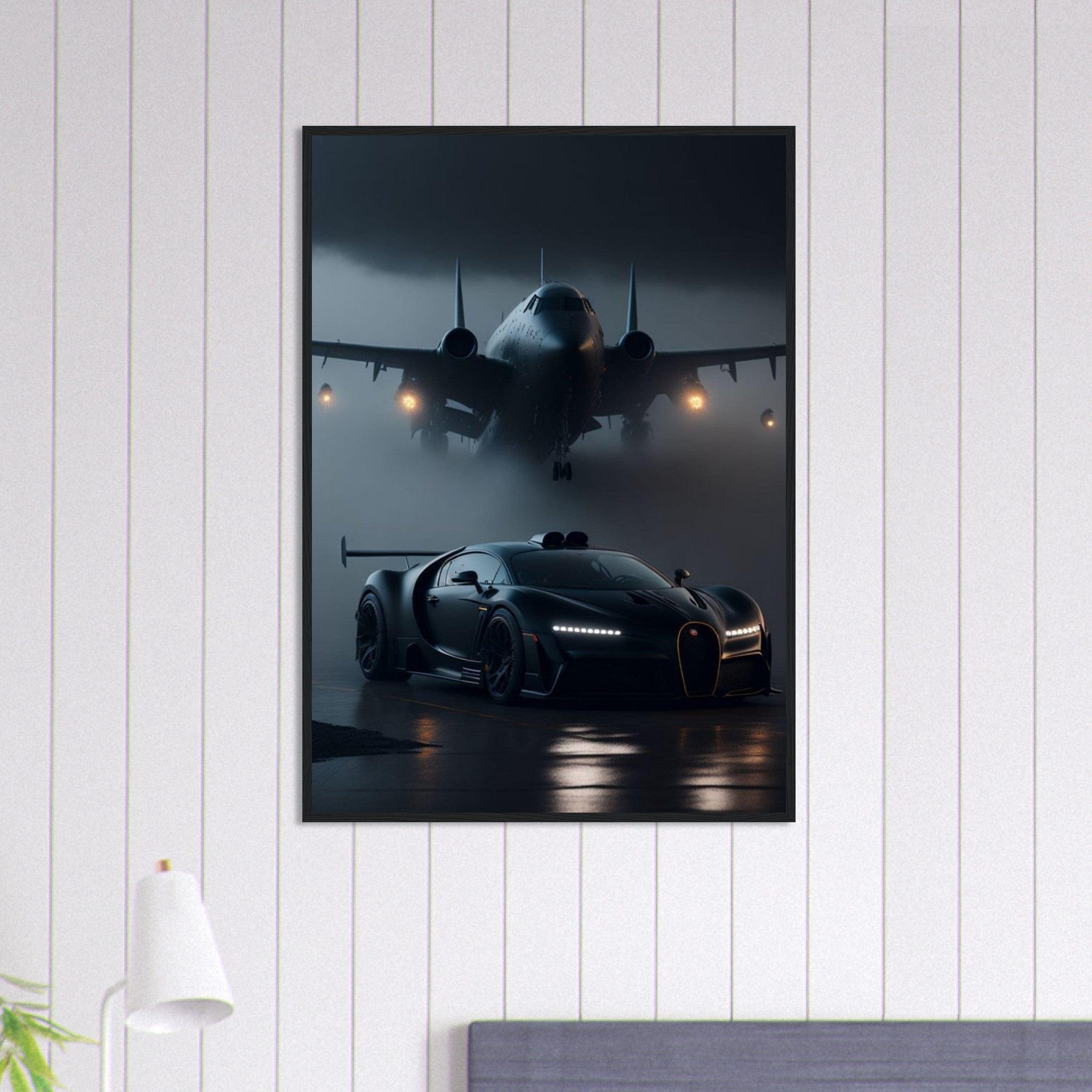 Canvanation Print Material 70x100 cm / 28x40″ Tableau Voiture Bugatti