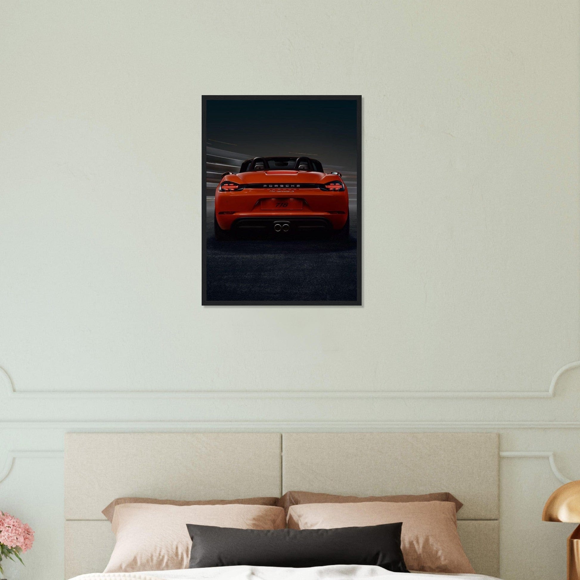 Tableau Porsche Orange