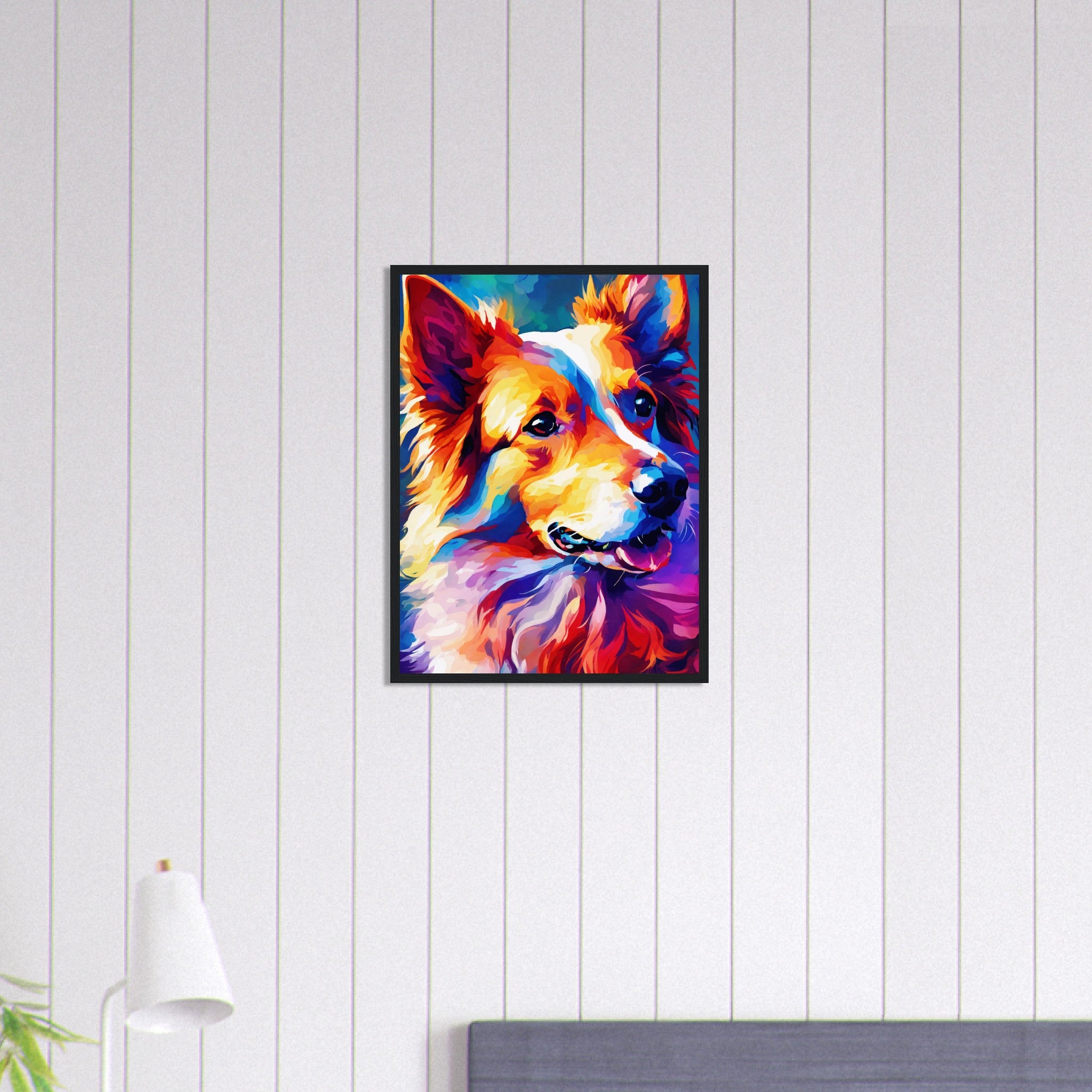 Canvanation Print Material 45x60 cm / 18x24″ Tableau Chien Fidèle Gardien