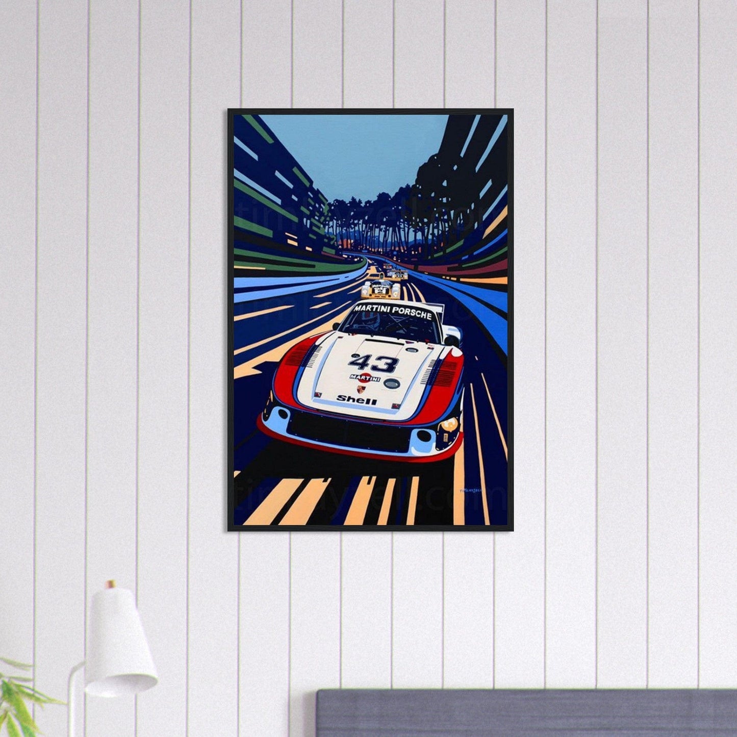 Tableau Voiture Porsche Original Canvanation