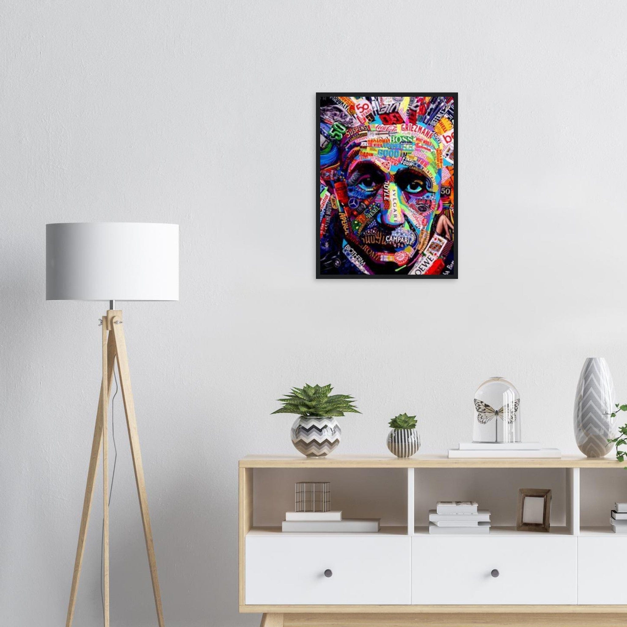 Canvanation Print Material Tableau Street Art La Folie Einstein