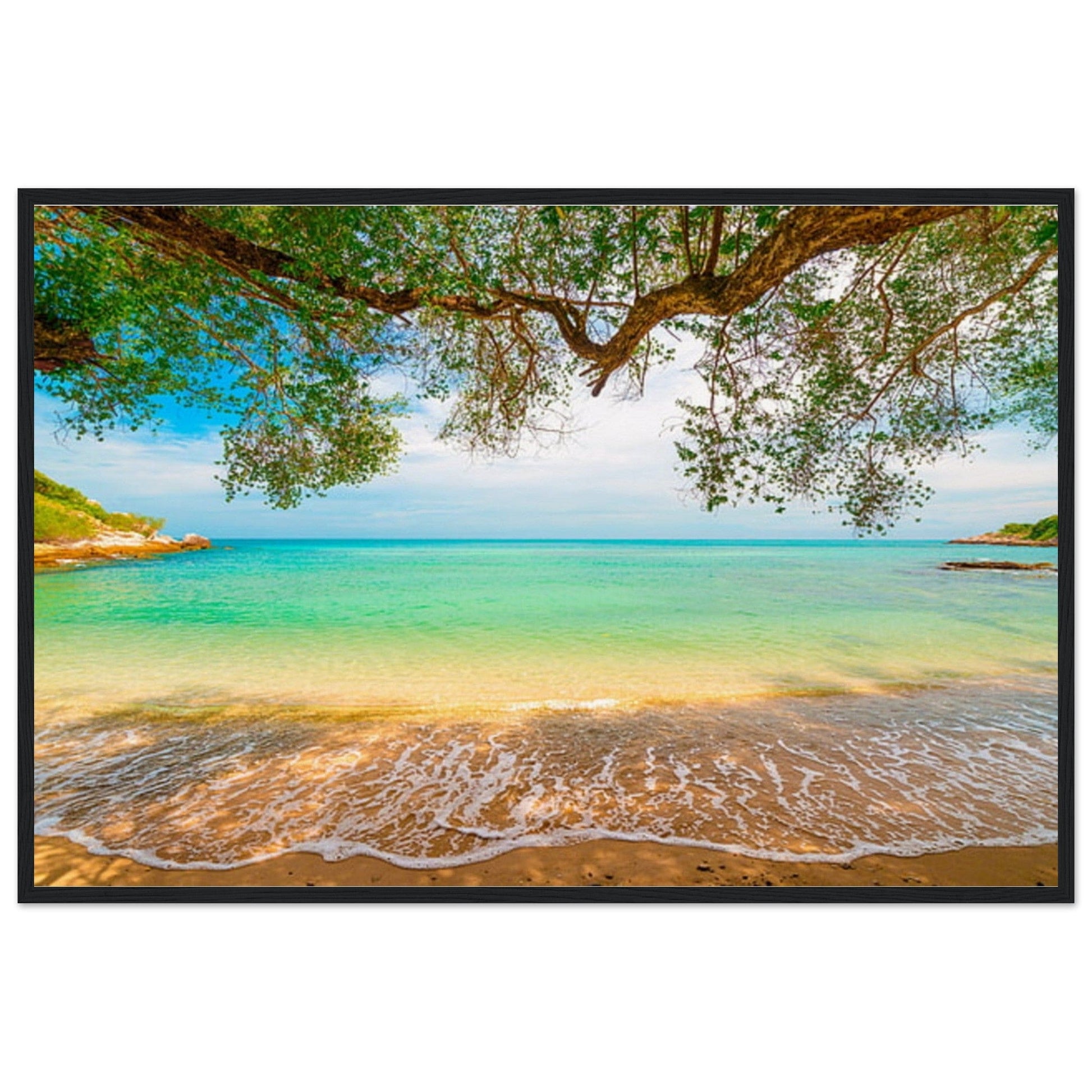 Tableau Panoramique Mer Antilles - Canvanation