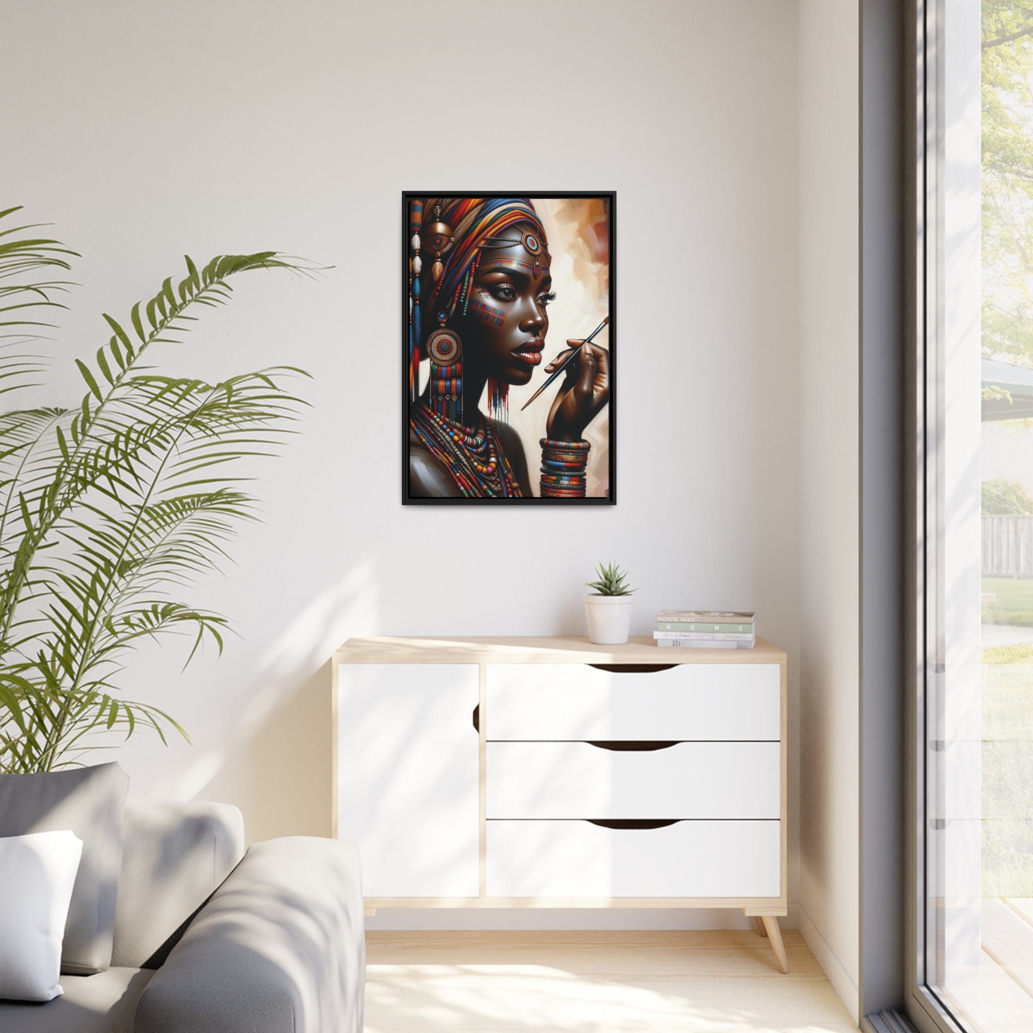 Printify Canvas Tableau "La beauté et la puissance des femmes africaines"