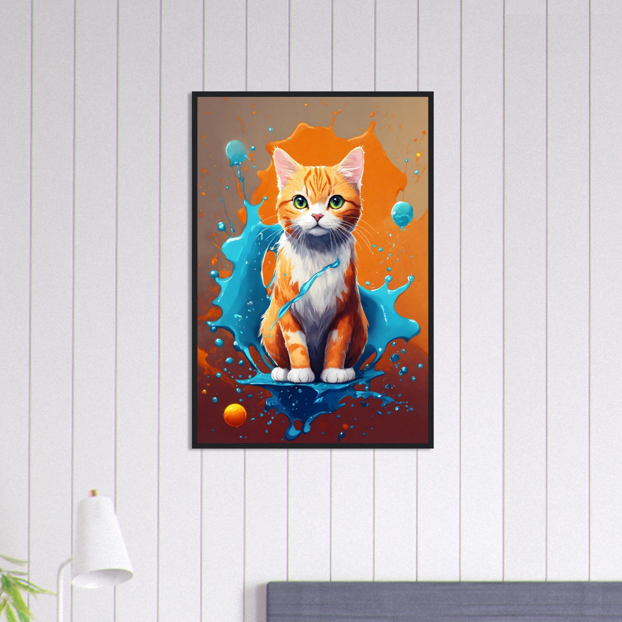 Canvanation Print Material 60x90 cm / 24x36″ Tableau Chat Murmure Du Minou