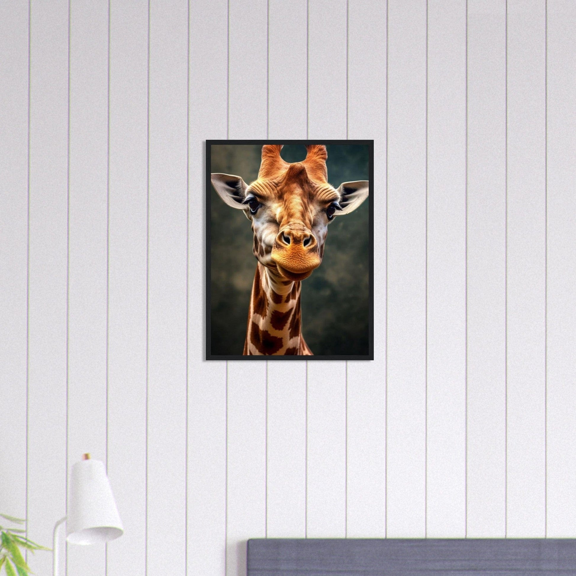 Tableau Peinture Girafe