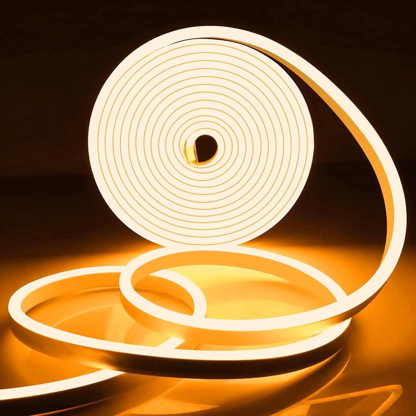 Canvanation Blanc Chaud / 1m Bande LED Néon avec Capteur Tactile