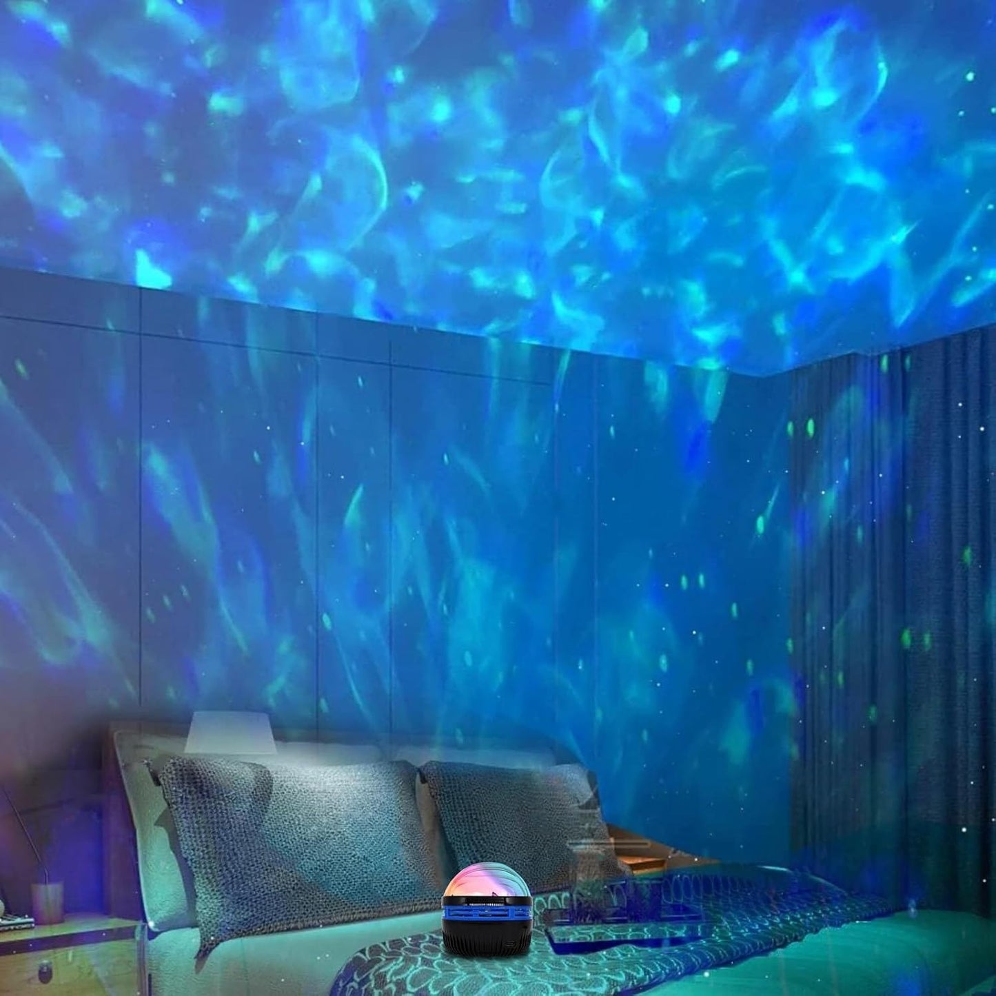 Canvanation Nebula Projecteur Étoilé Galaxy Effet Vague Océan