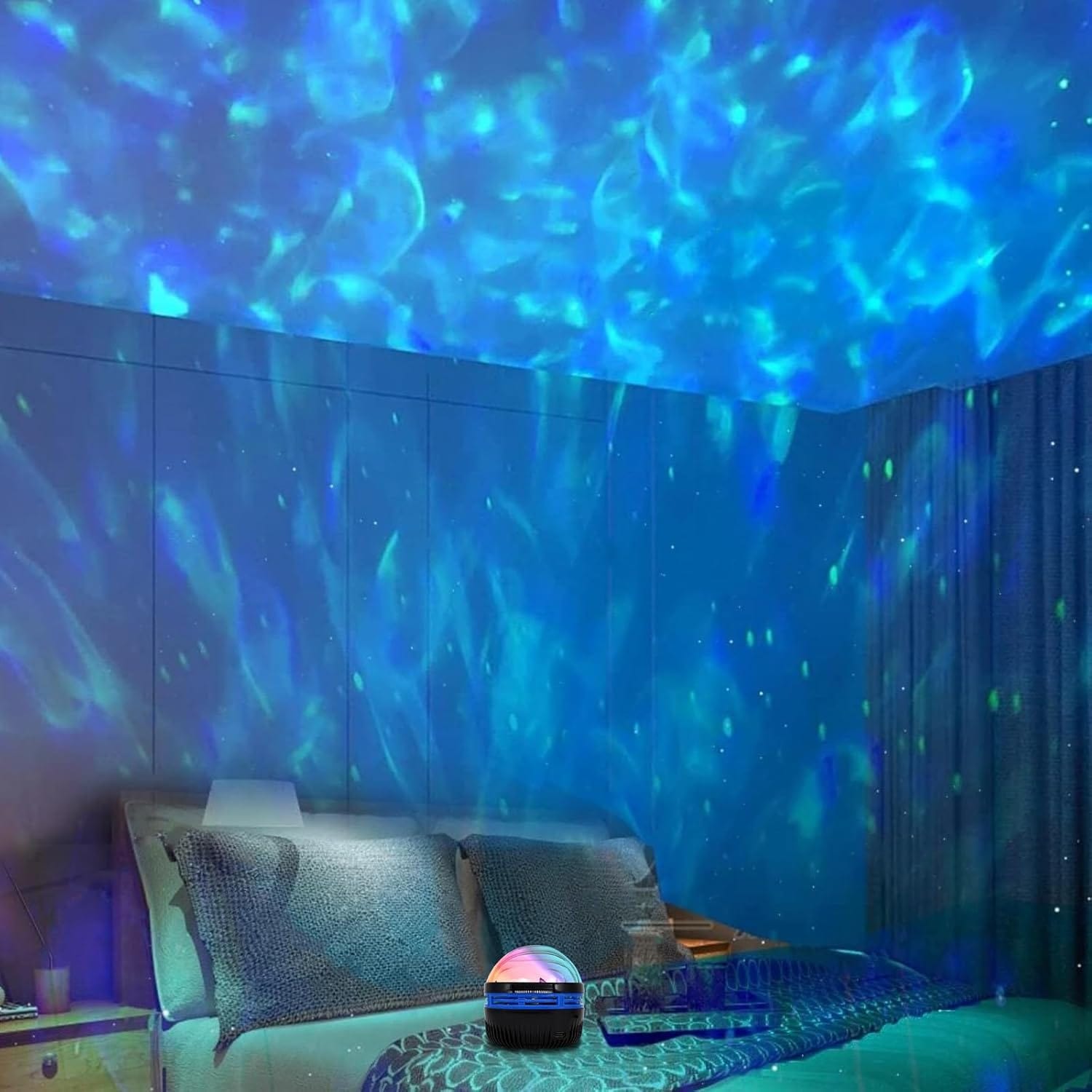 Canvanation Nebula Projecteur Étoilé Galaxy Effet Vague Océan