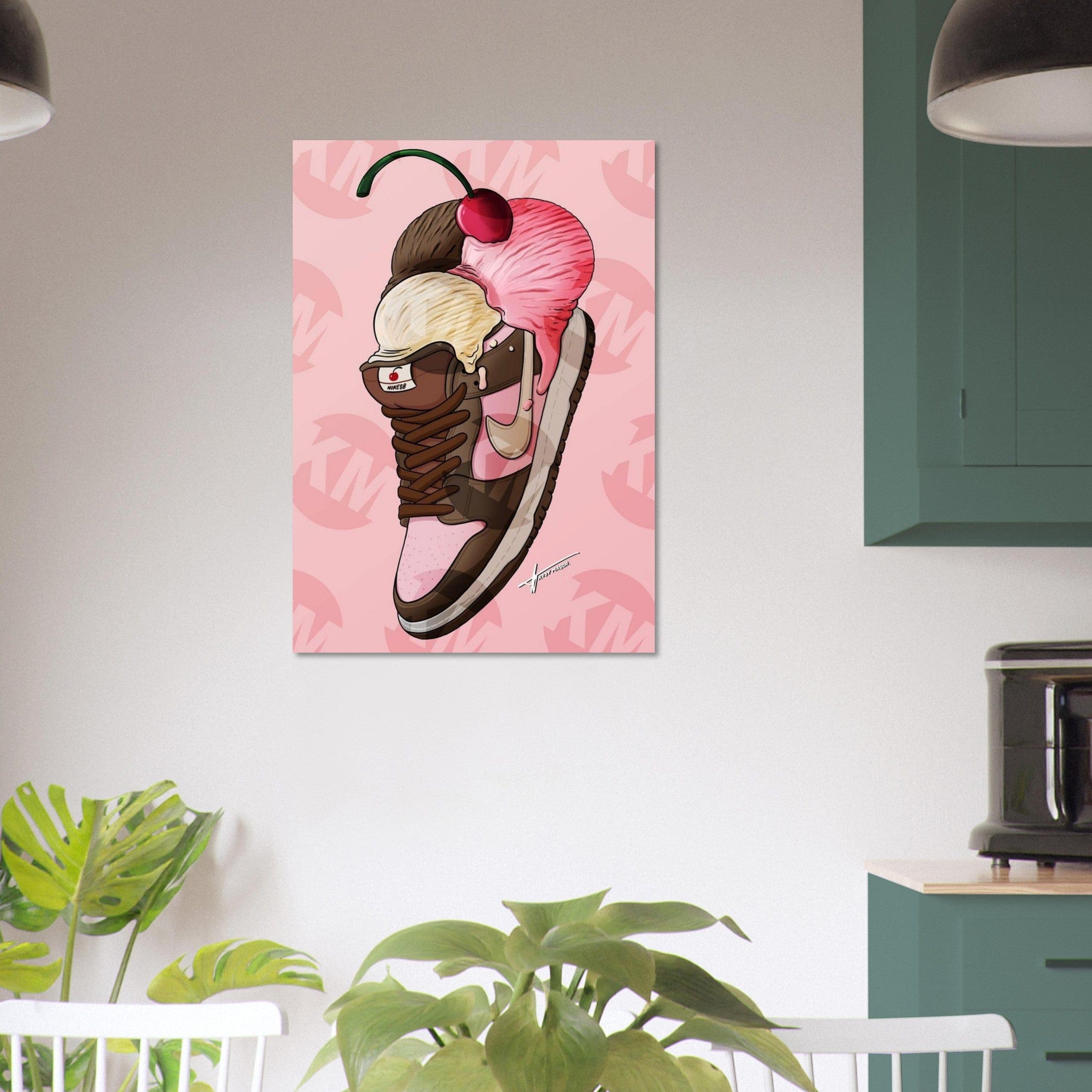 Gelato Print Material Poster Sneaker Glace