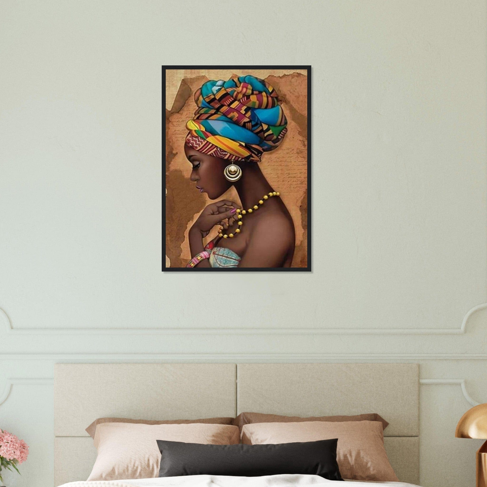 Canvanation Print Material 50x70 cm / 20x28″ Tableau Femme Afro