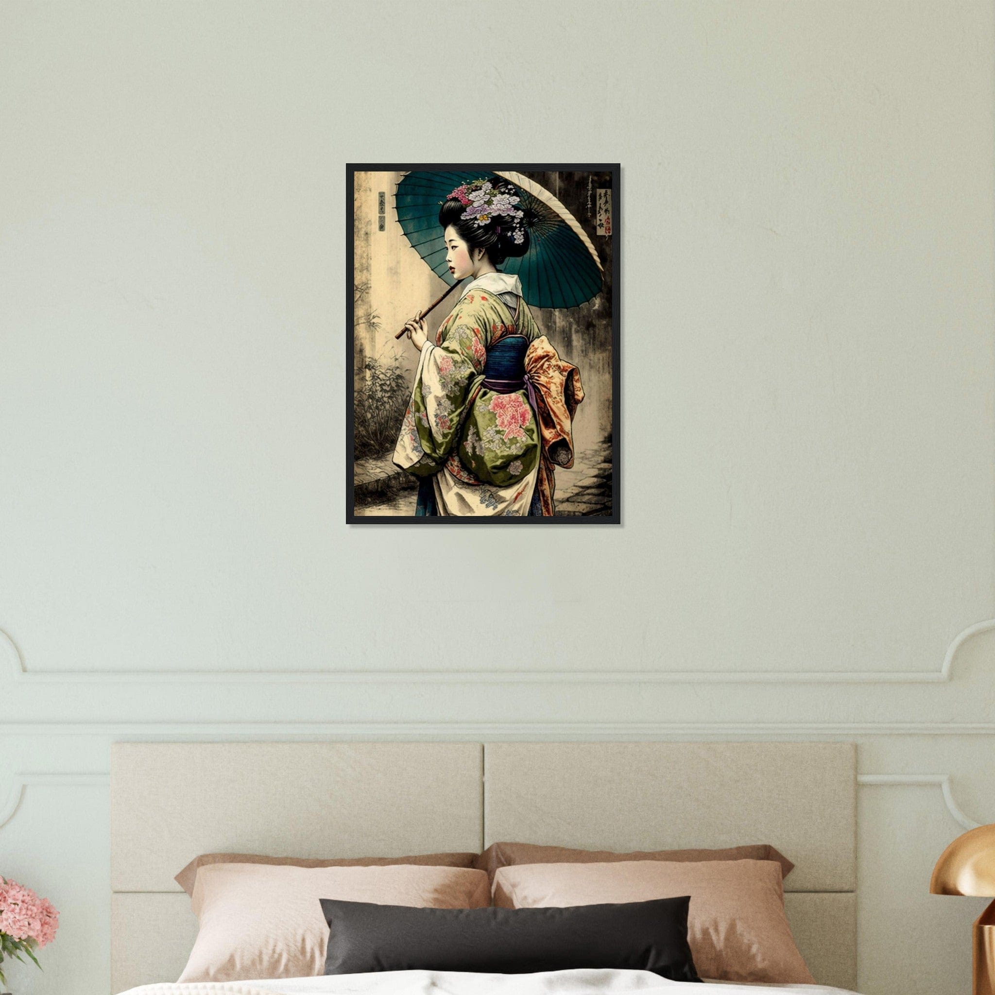 Canvanation Print Material 45x60 cm / 18x24″ Tableau Geisha Vintage