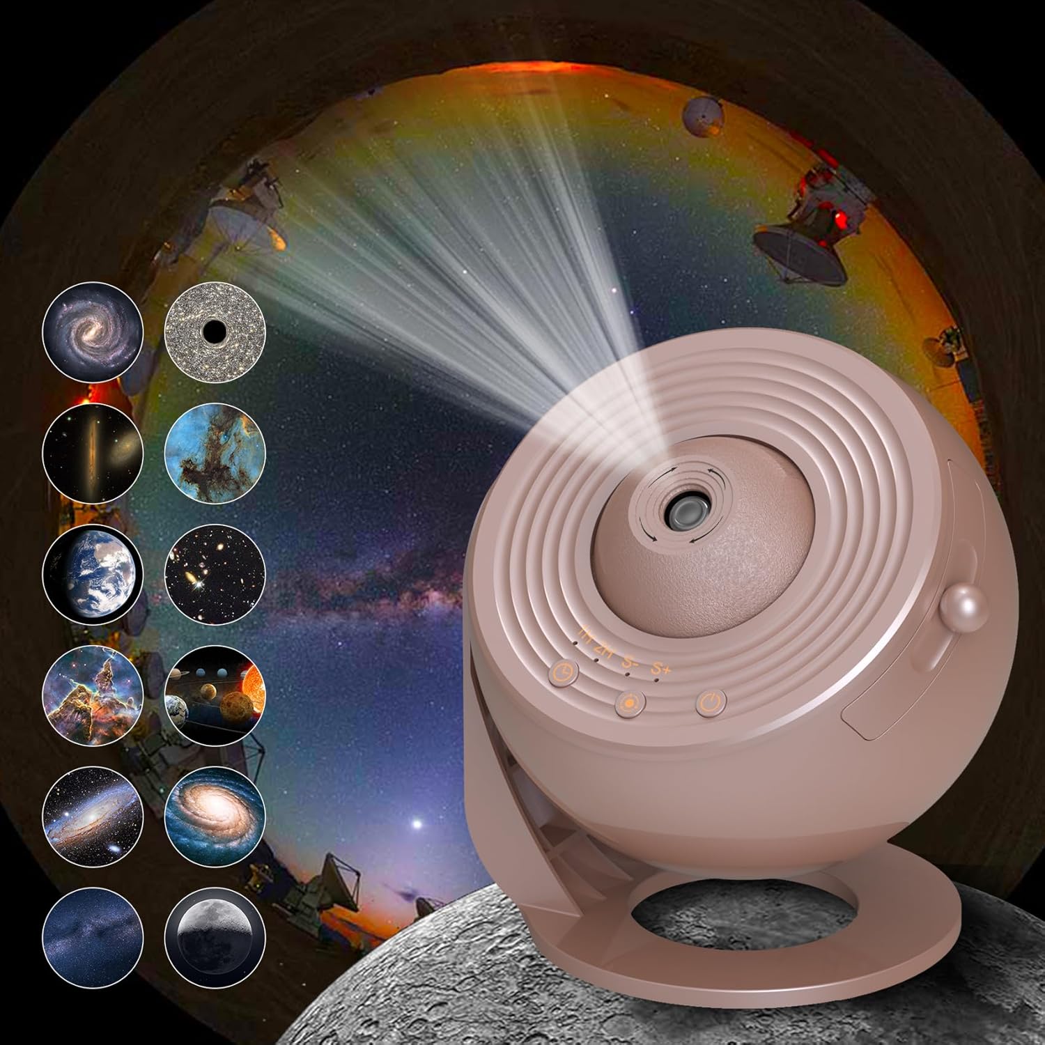 Projecteur Rotatif Galaxy 360°