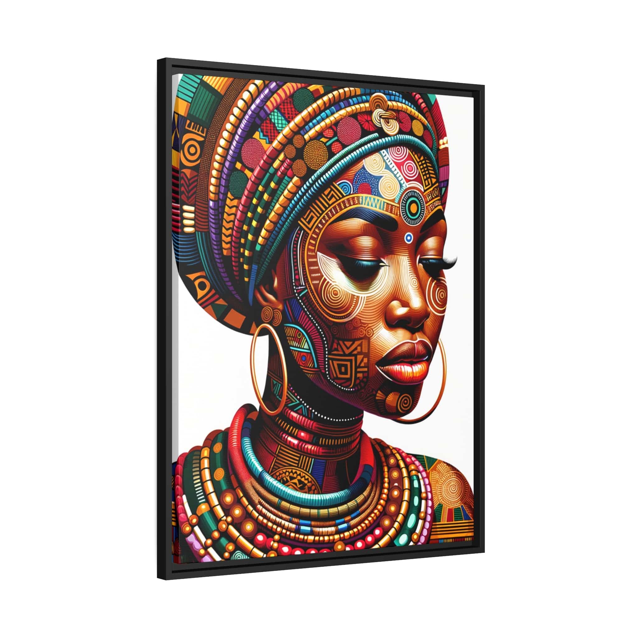 Printify Canvas Tableau African Queen