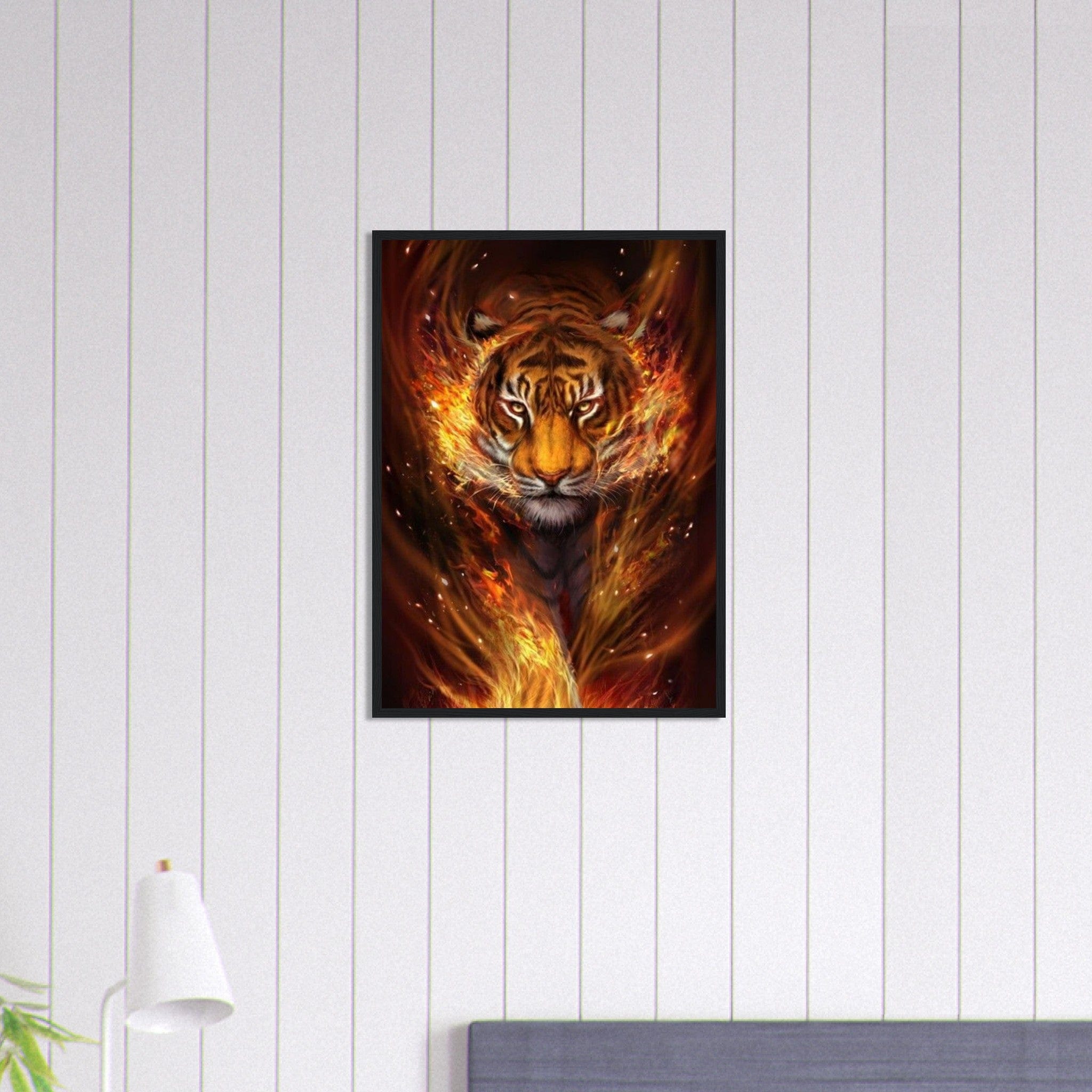 Tableau Tigre de Feu Canvanation