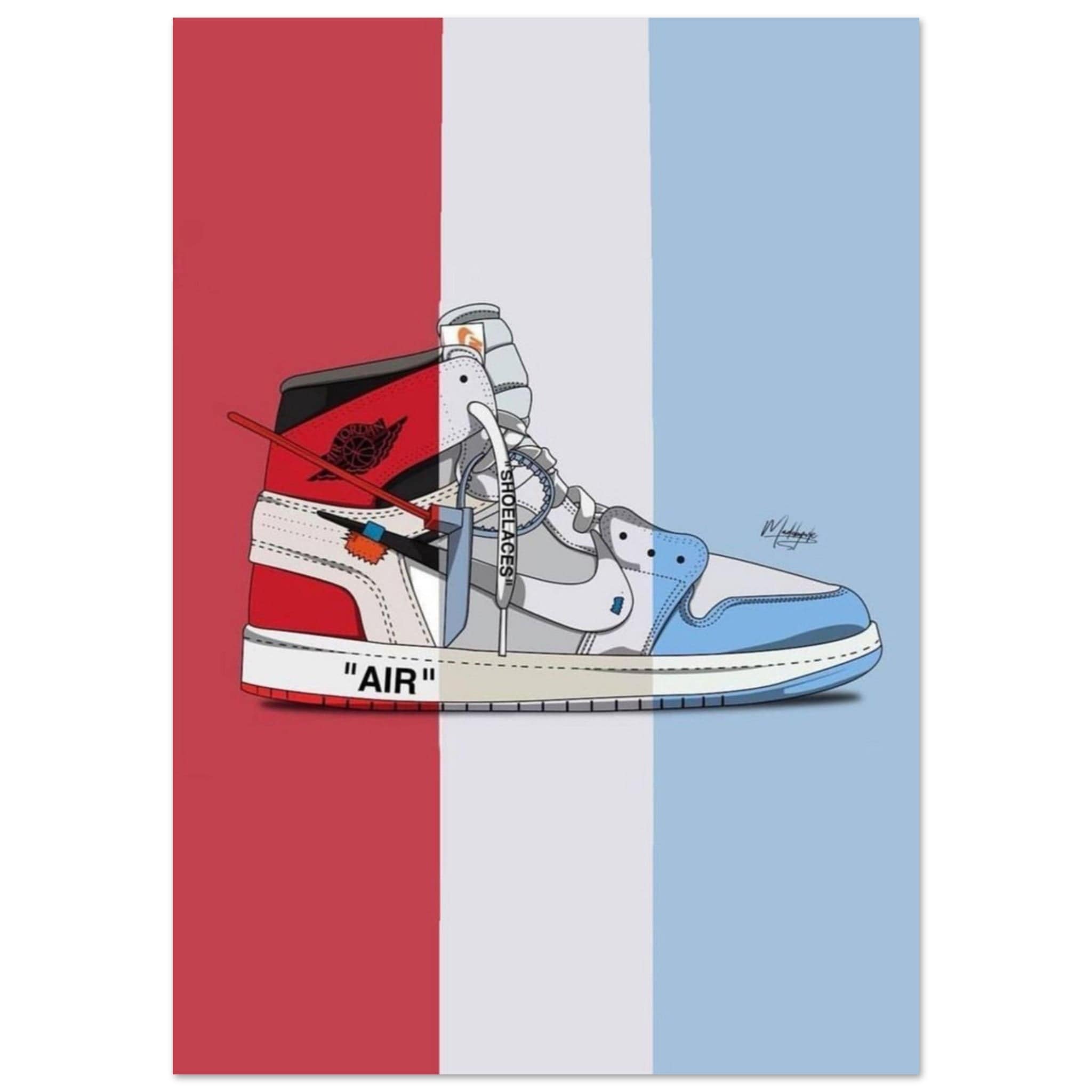 Gelato Print Material A1 (59.4 x 84.1  cm) Poster Sneaker Jordan