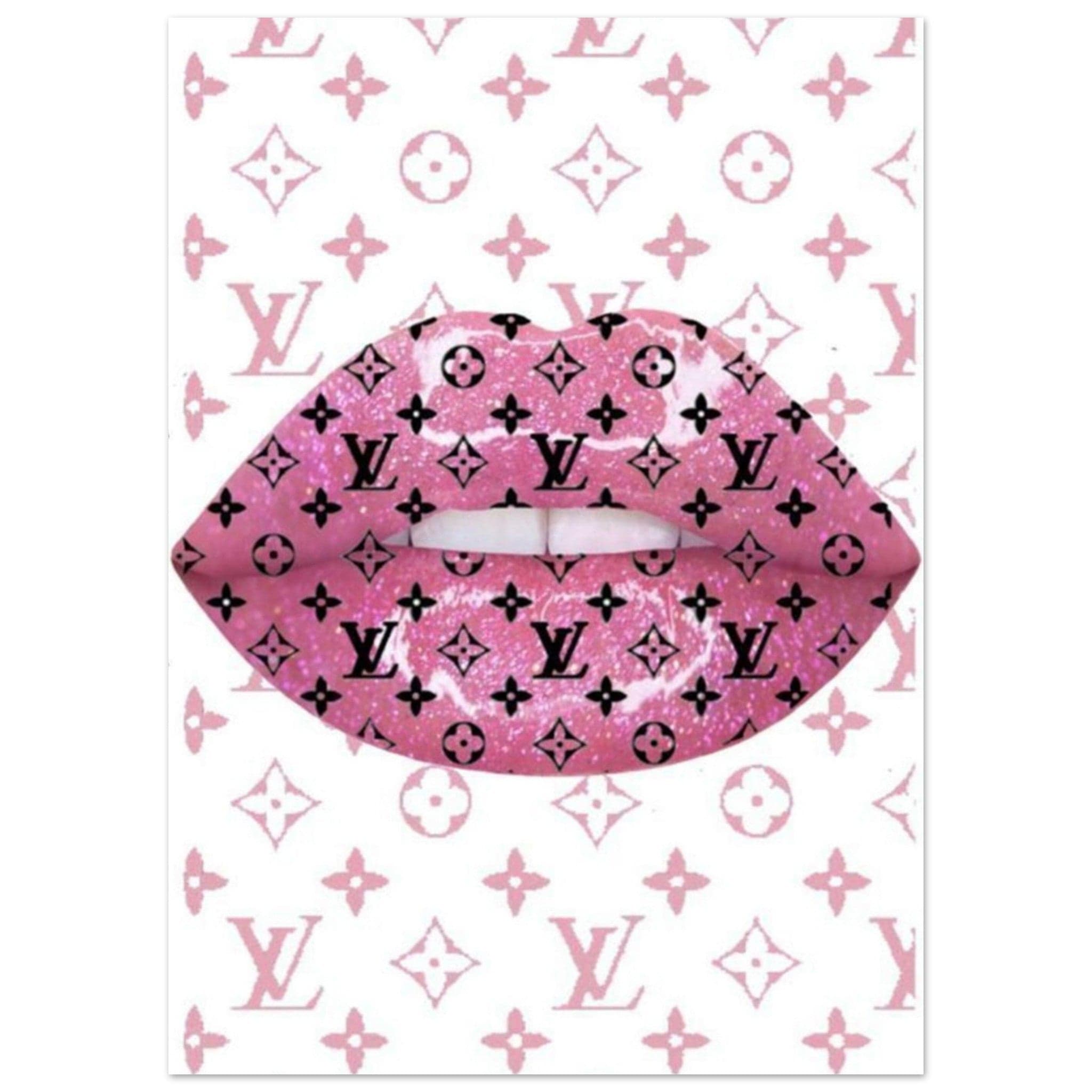 Tableau Louis Vuitton Levre Rose - Canvanation