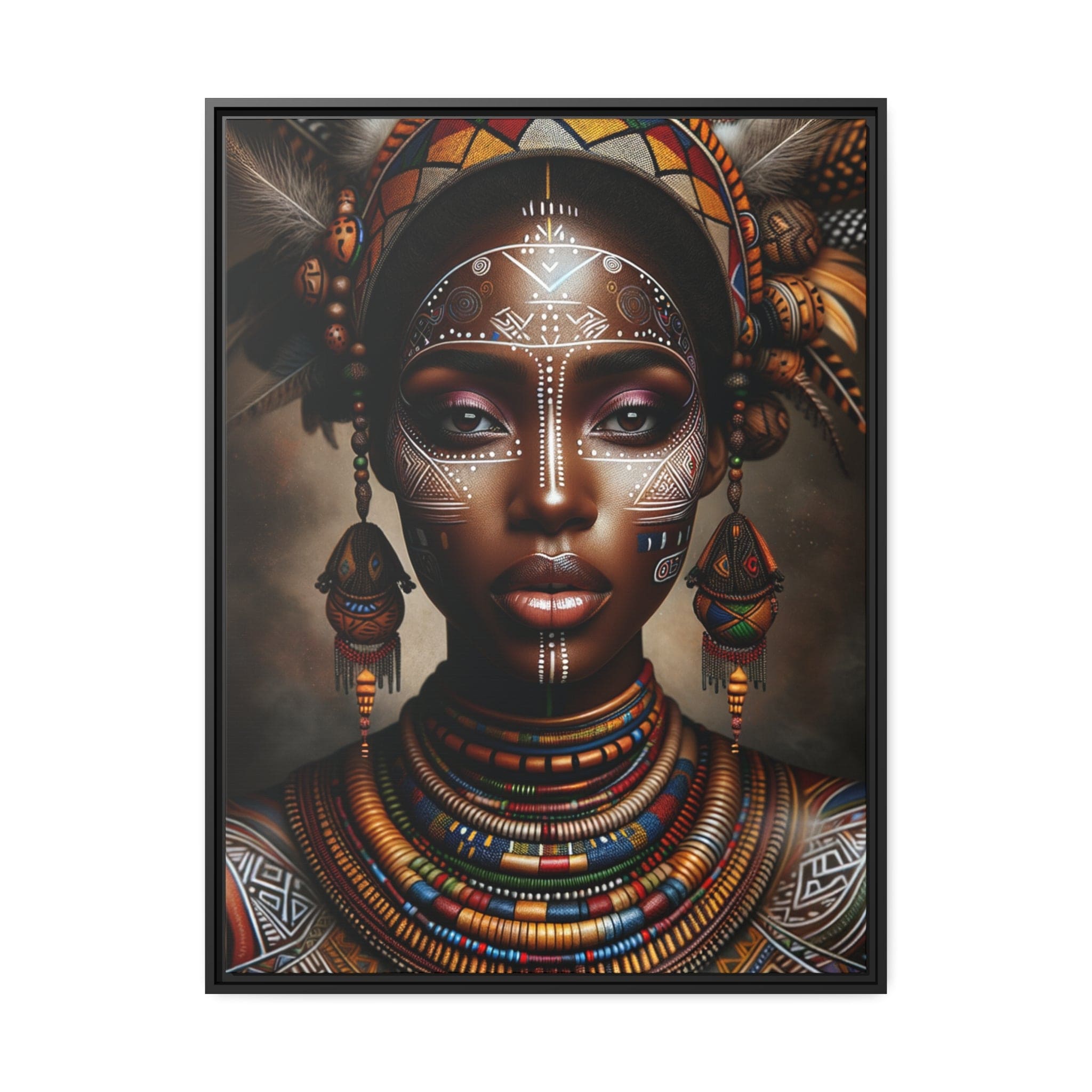 Printify Canvas 76.20 Cm" x 101.60 Cm" (Vertical) Tableau "La beauté et la résilience des femmes africaines"