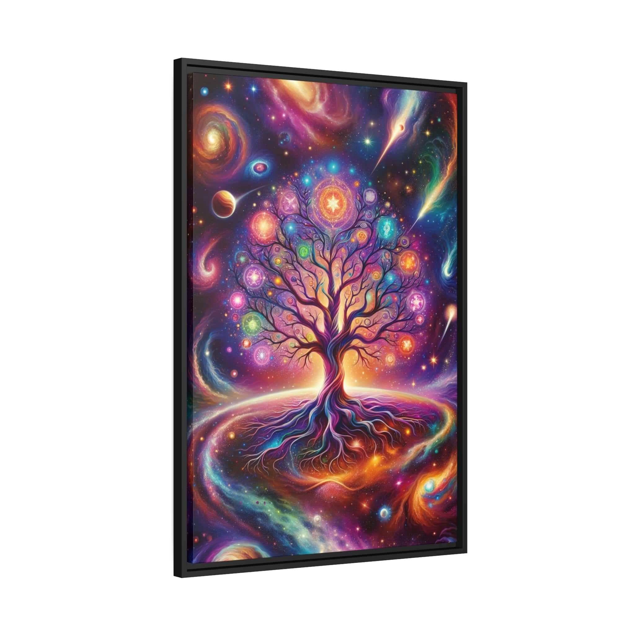 Printify Canvas Tableau Arbre De Vie Univers Infini