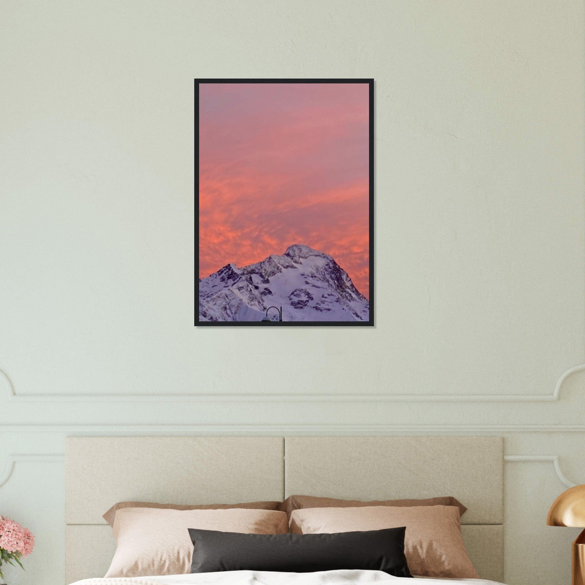 Canvanation Print Material 50x70 cm / 20x28″ Tableau Sur La Montagne Rouge