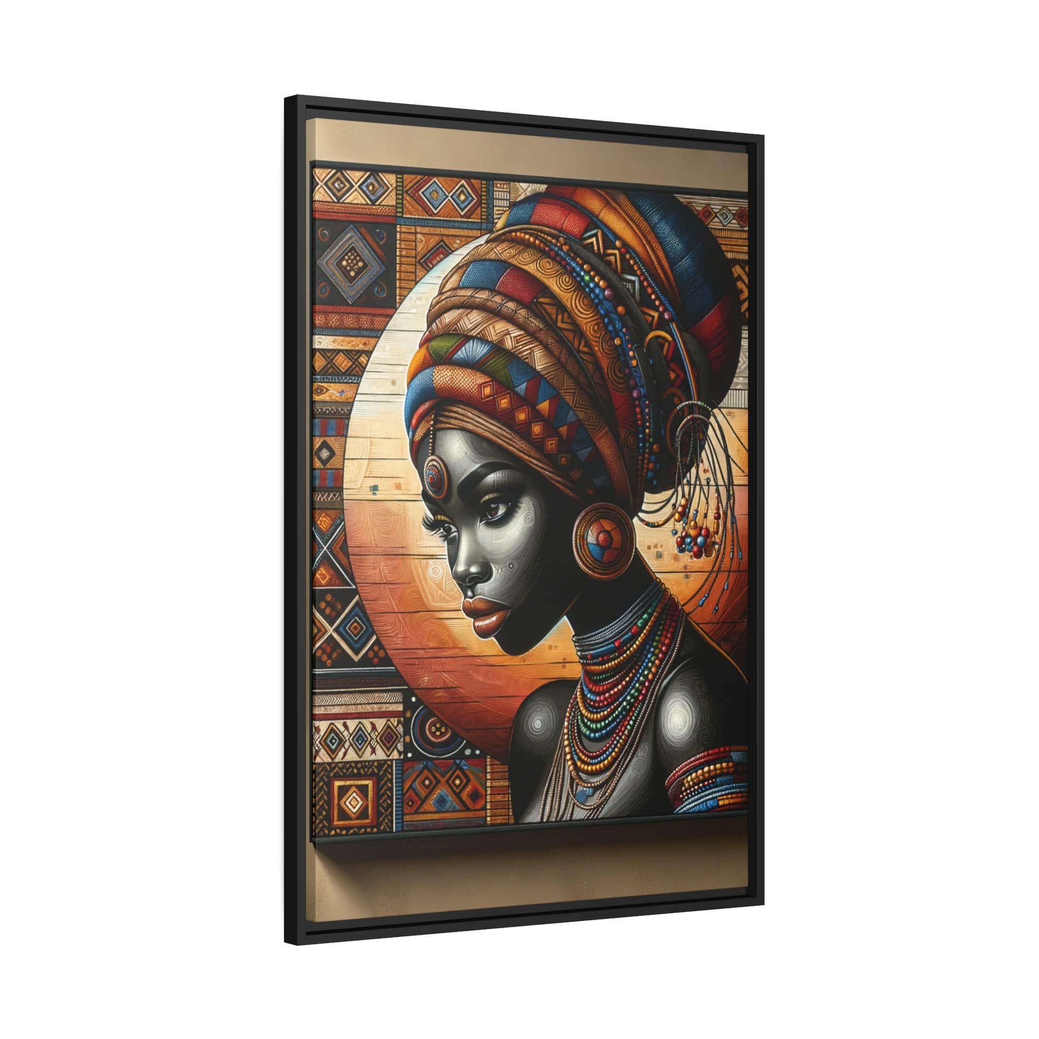 Printify Canvas Tableau "Les femmes africaines : une symphonie de grâce, de force et de résilience"