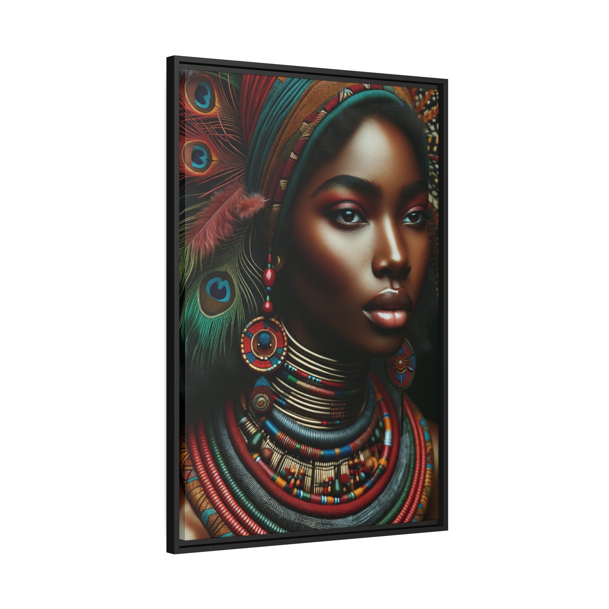 Printify Canvas Tableau "La grâce intemporelle : portraits de femmes africaines"