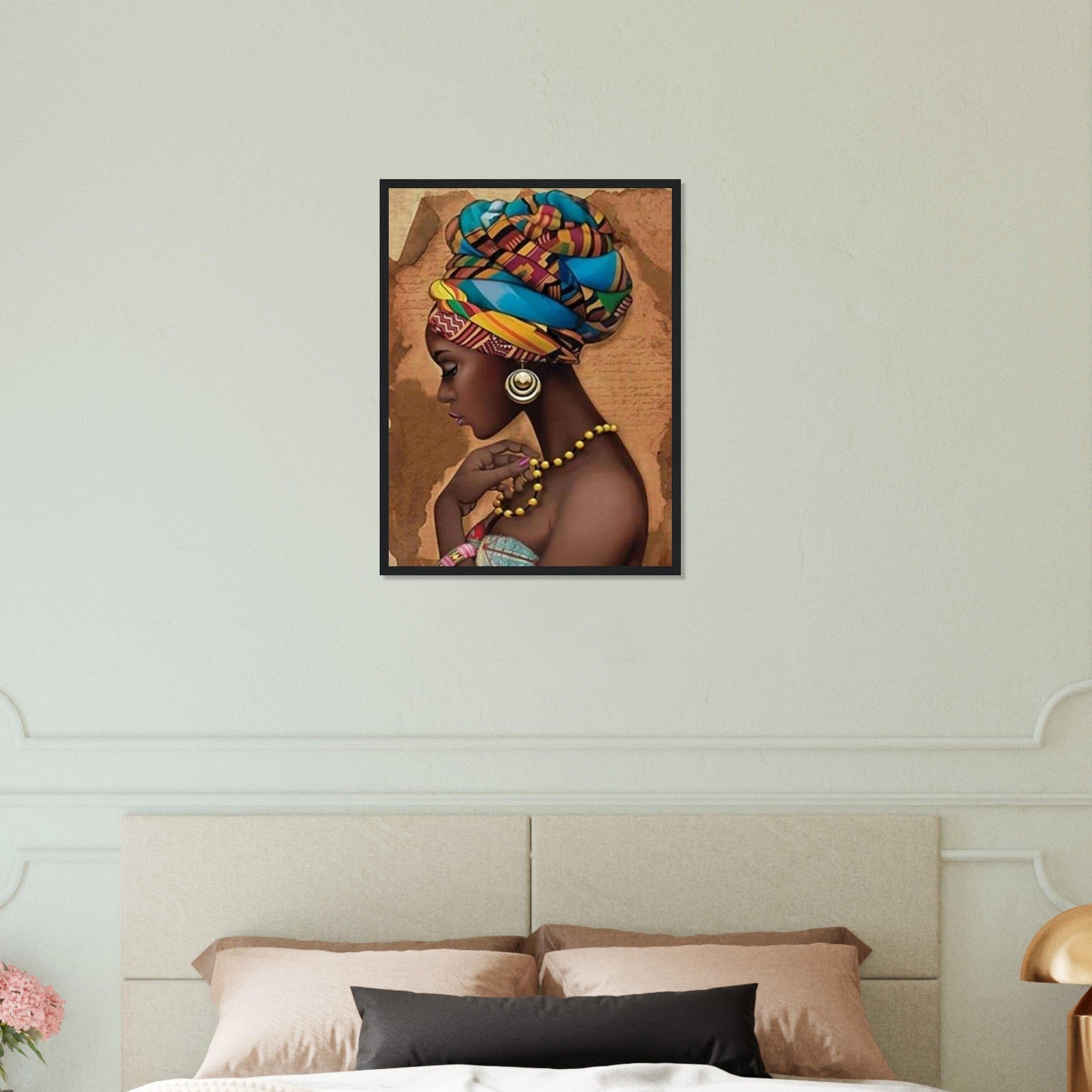 Canvanation Print Material 45x60 cm / 18x24″ Tableau Femme Afro