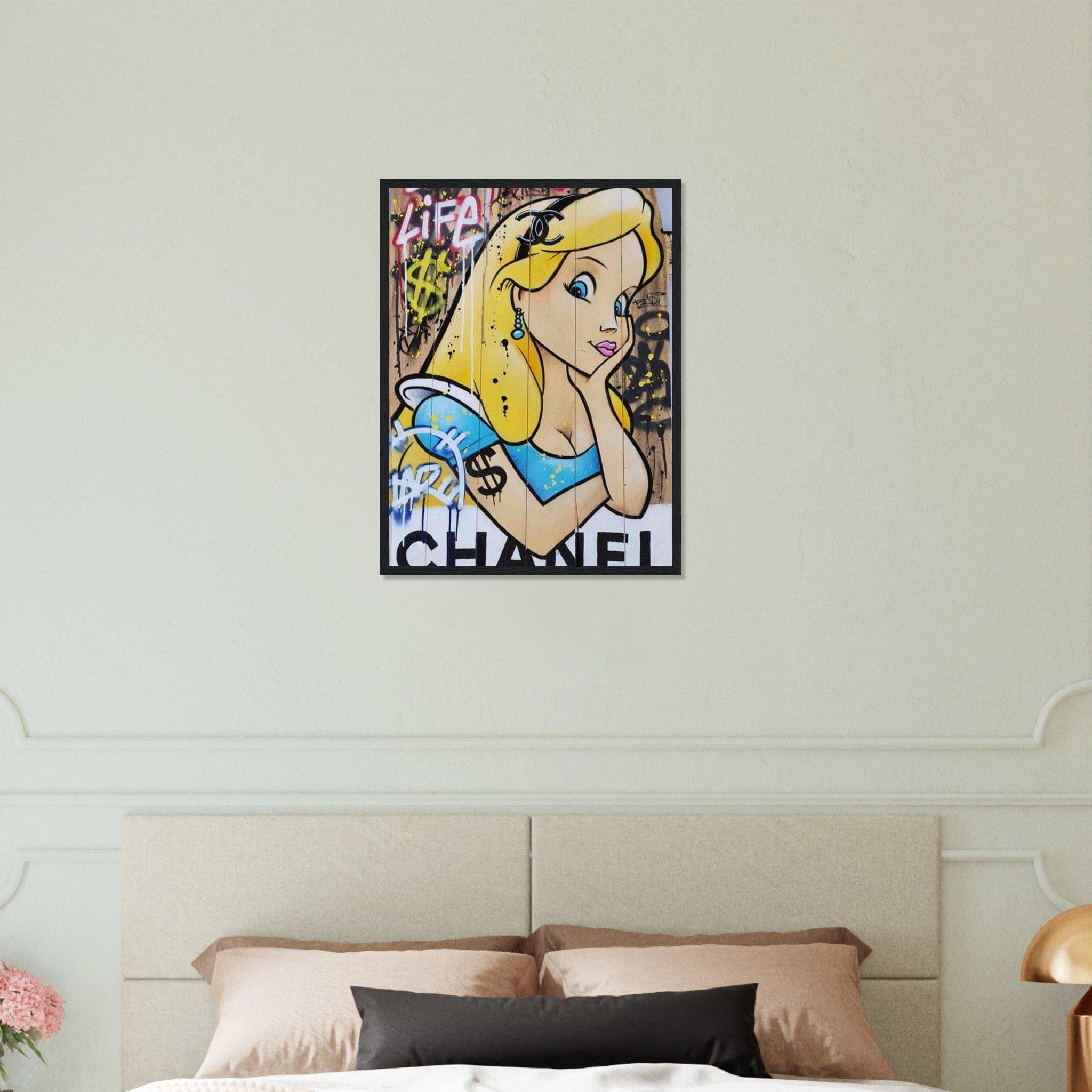 Canvanation Print Material 45x60 cm / 18x24″ Tableau Street Art Chanel