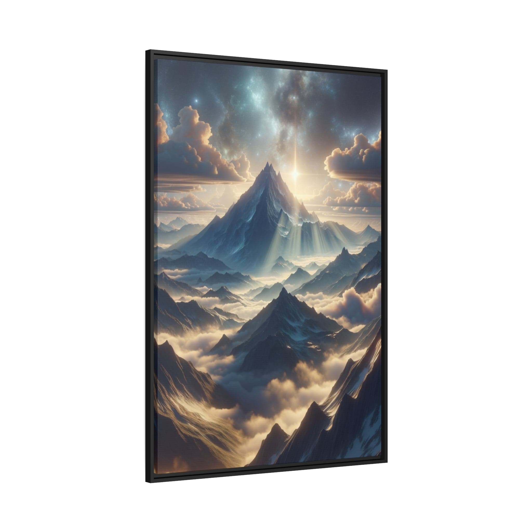 Printify Canvas Tableau "Les sommets majestueux des montagnes : une ode à la grandeur de la nature"