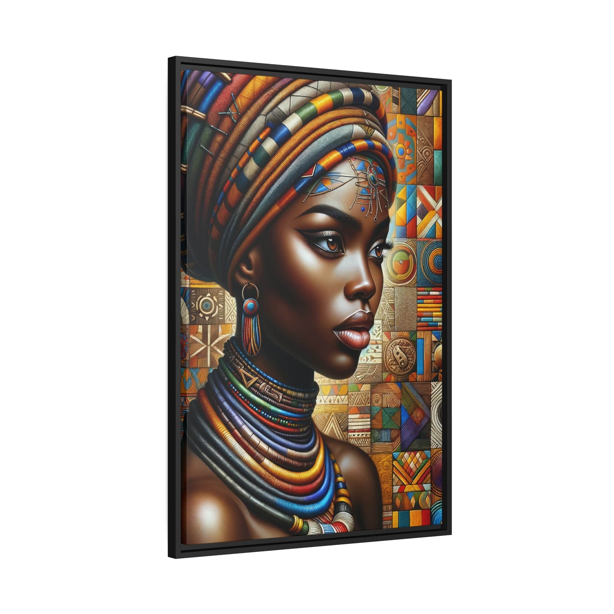 Printify Canvas Tableau "La force et la beauté des femmes africaines capturées à travers l'art"