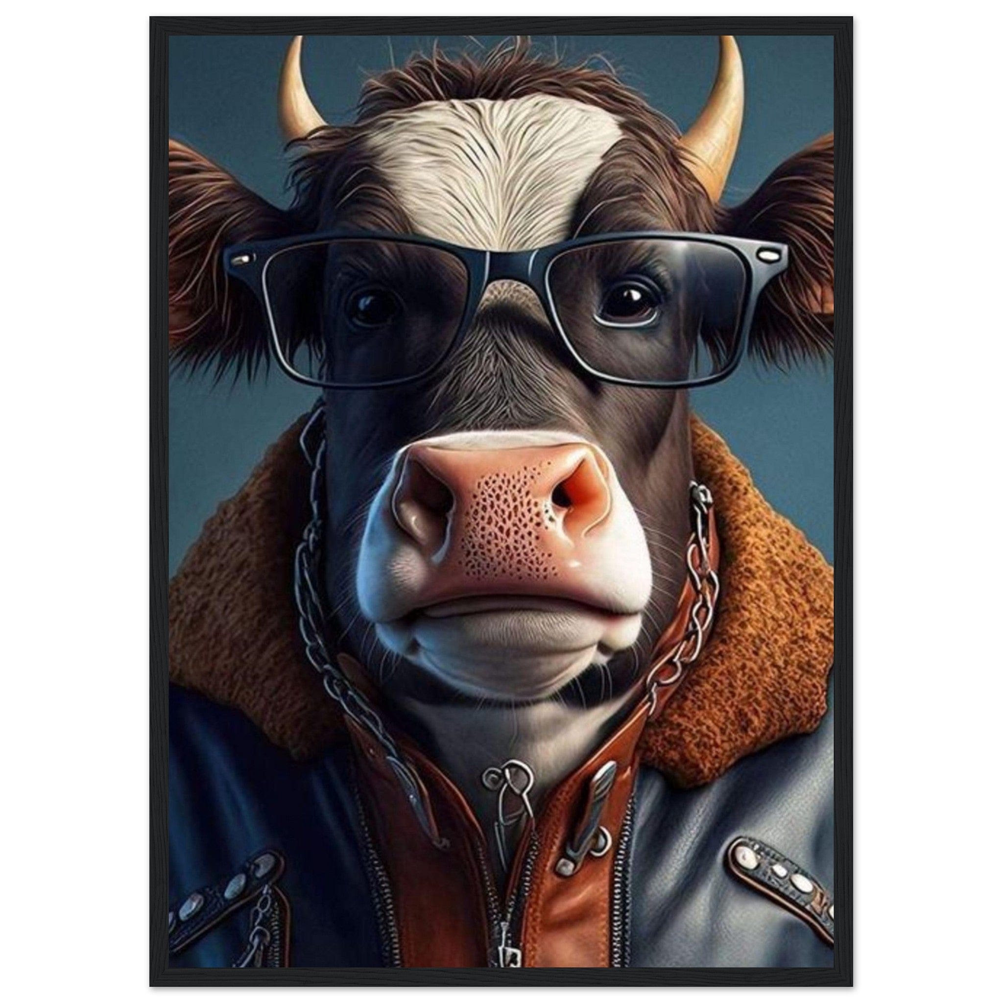 Canvanation Print Material 50x70 cm / 20x28″ Tableau Vache Rigolo