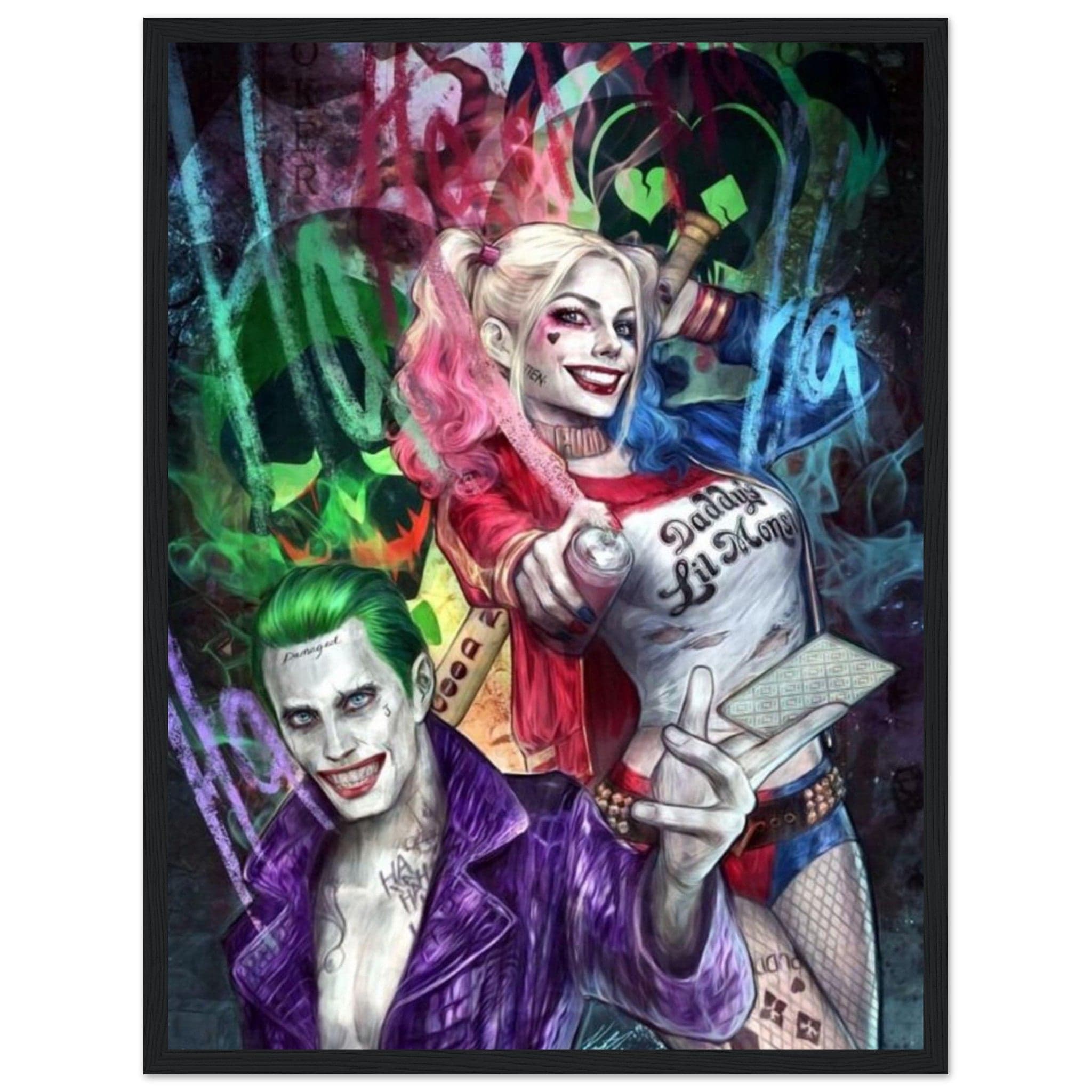 Tableau Joker Harley Quinn Canvanation