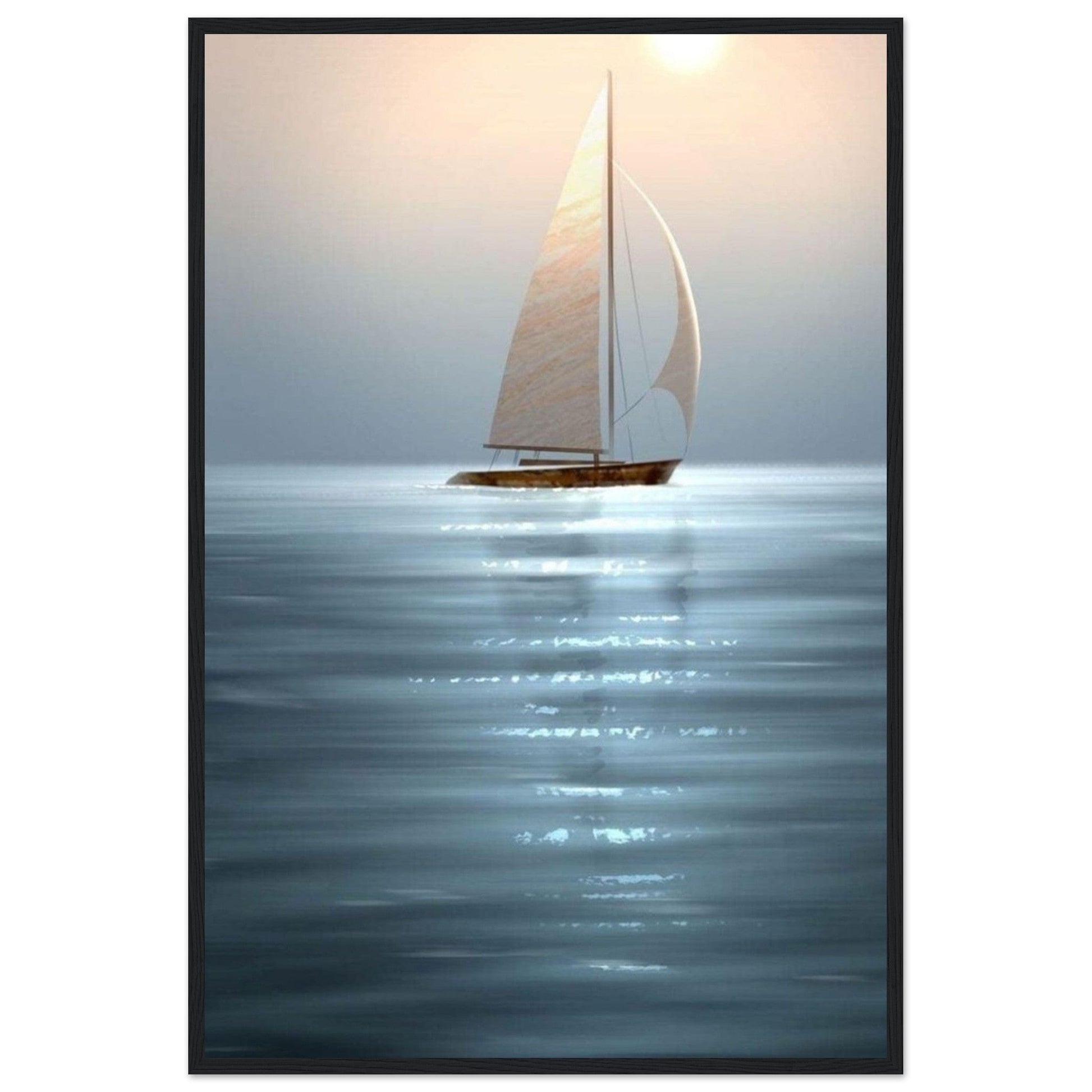 Peinture De Bateau Moderne - Canvanation