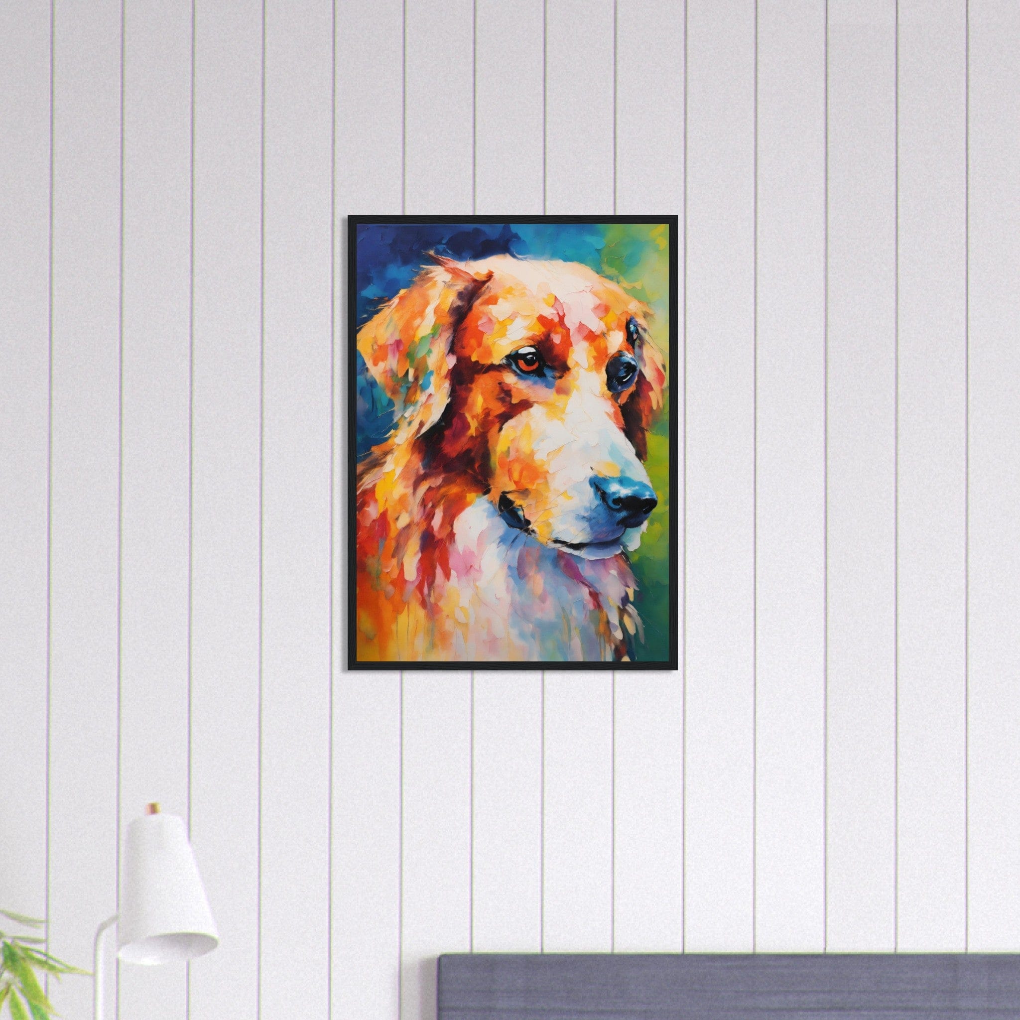 Canvanation Print Material 50x70 cm / 20x28″ Tableau Chien Loyal Compagnon