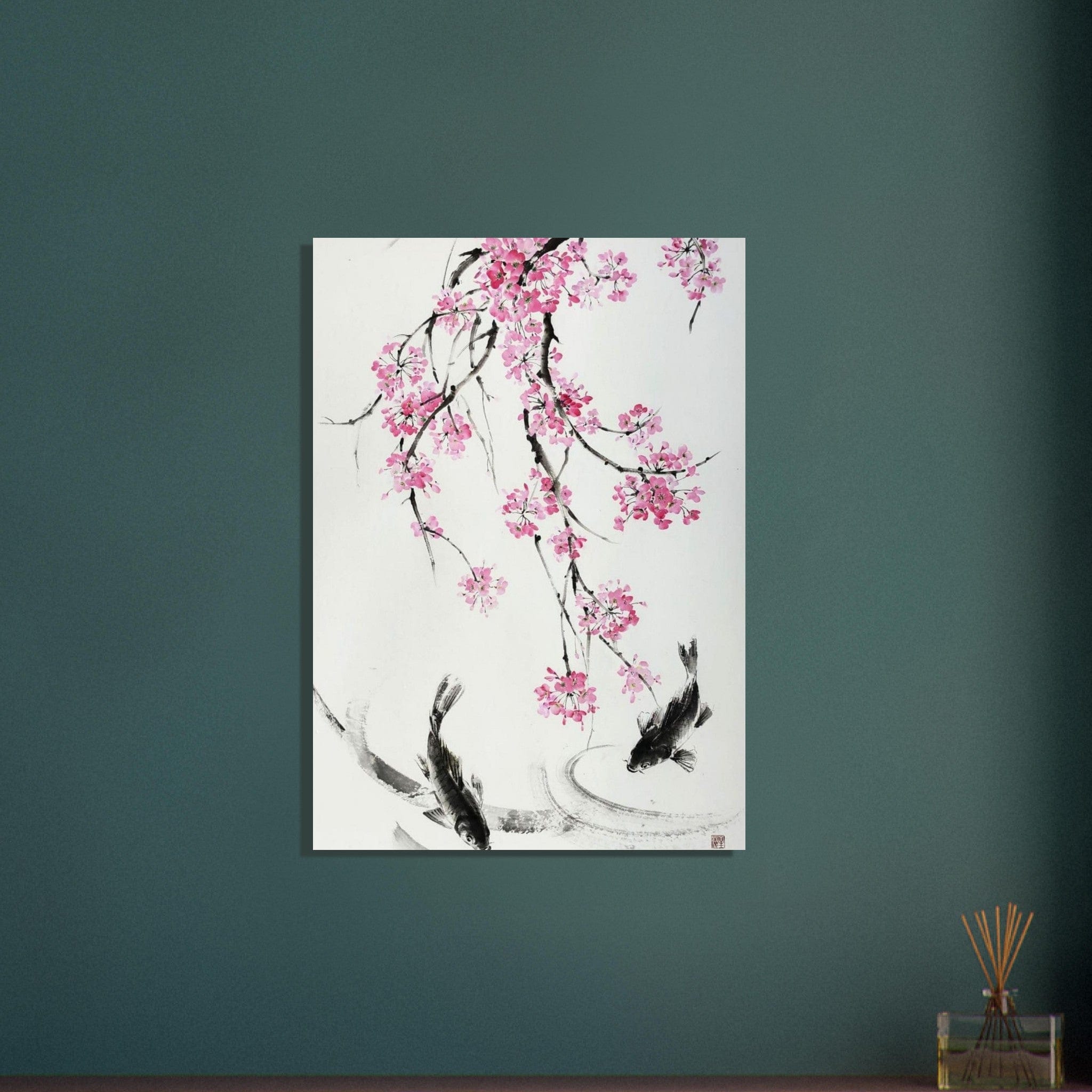 Gelato Print Material Paysage Chinois Peinture