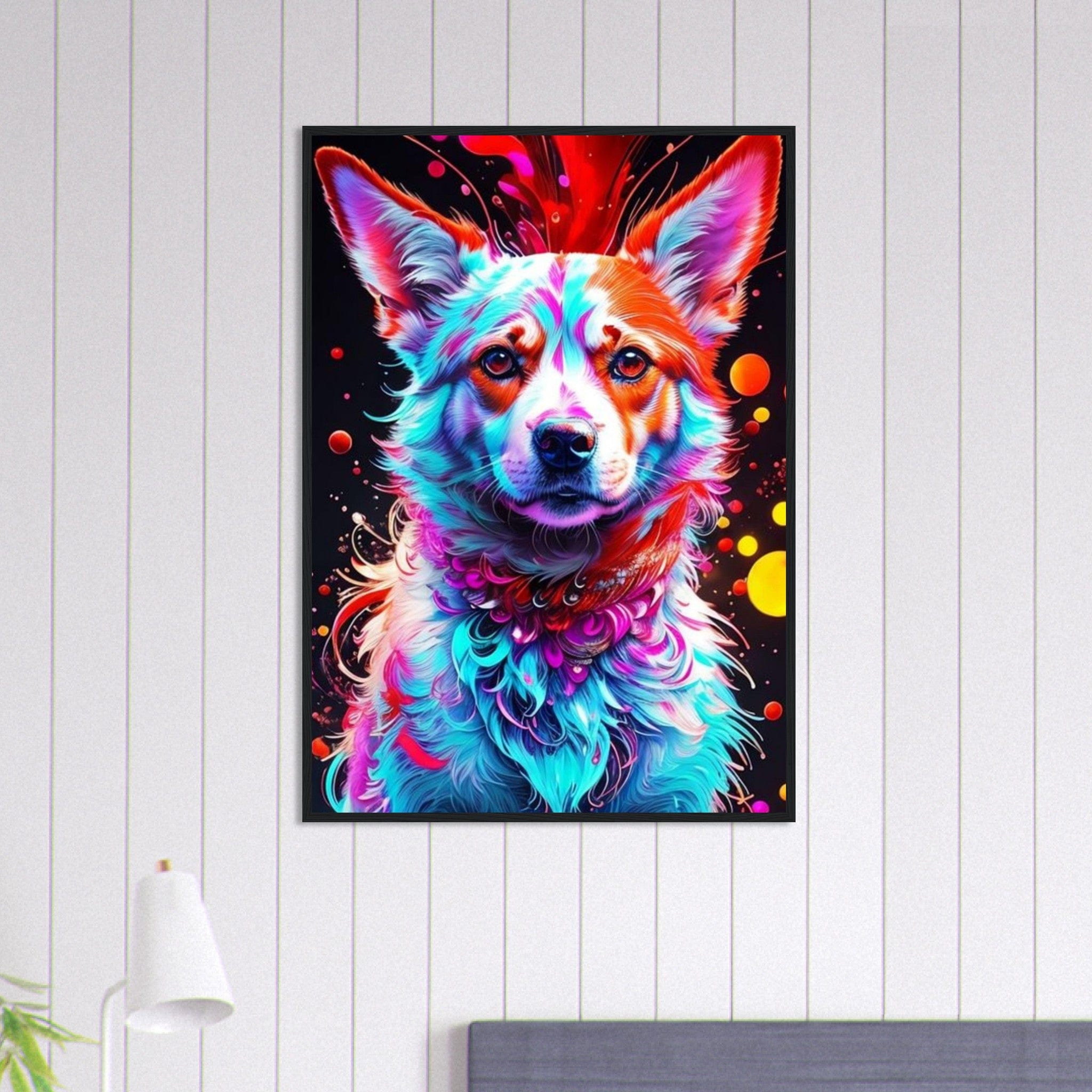 Canvanation Print Material 70x100 cm / 28x40″ Tableau Chien Loyauté incarnée