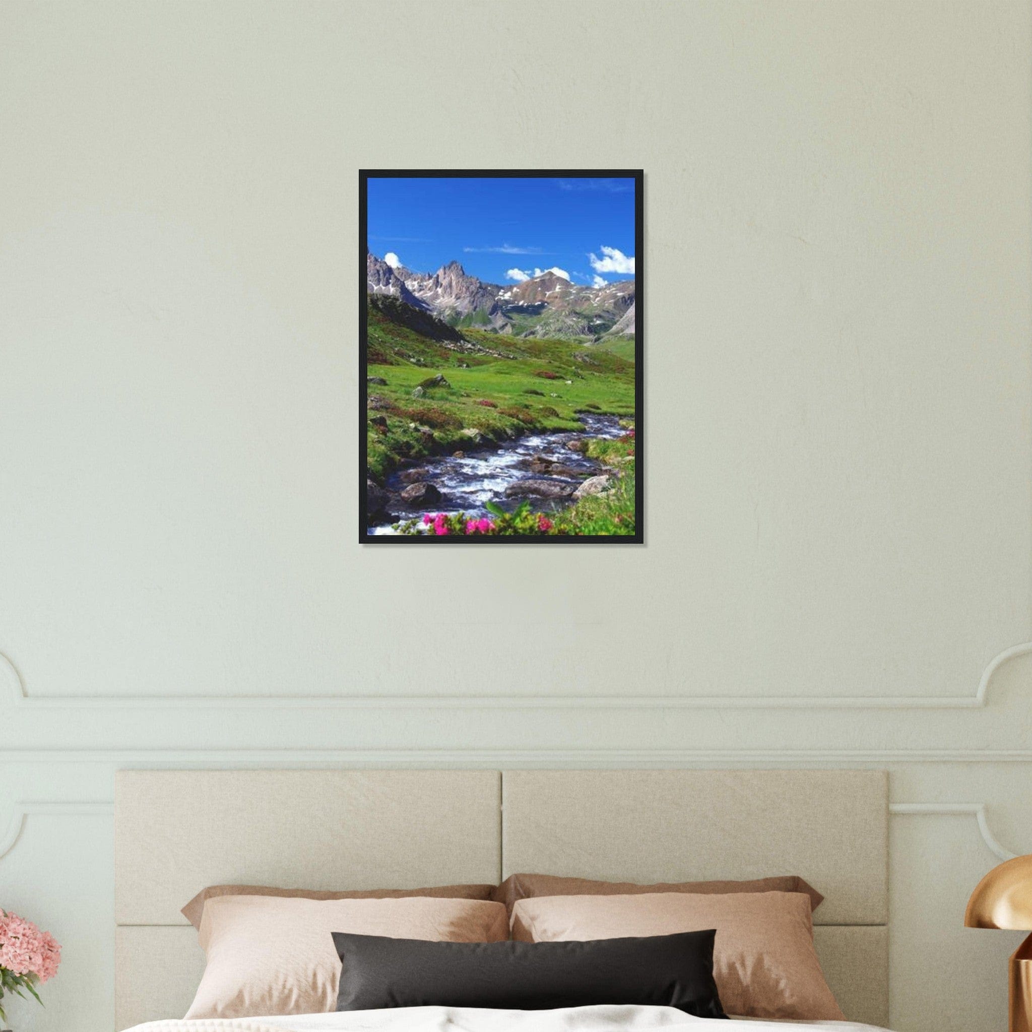 Canvanation Print Material 45x60 cm / 18x24″ Tableau Montagne Les Alpes