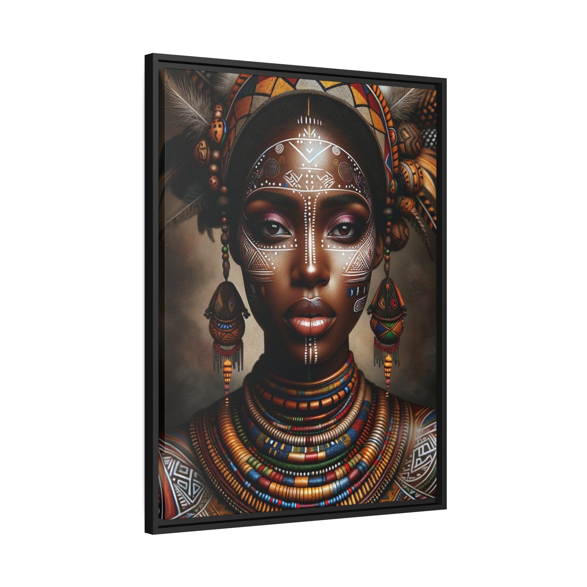 Tableau "La beauté et la résilience des femmes africaines" Canvanation