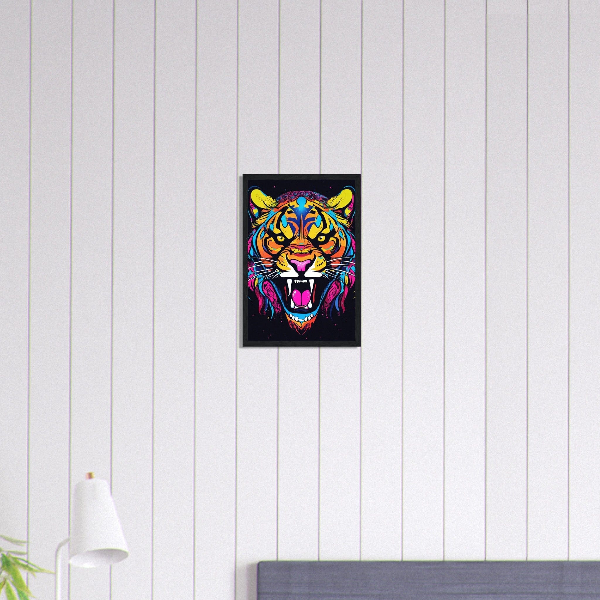 Canvanation Print Material 30x45 cm / 12x18″ Tableau Tigre Urbain