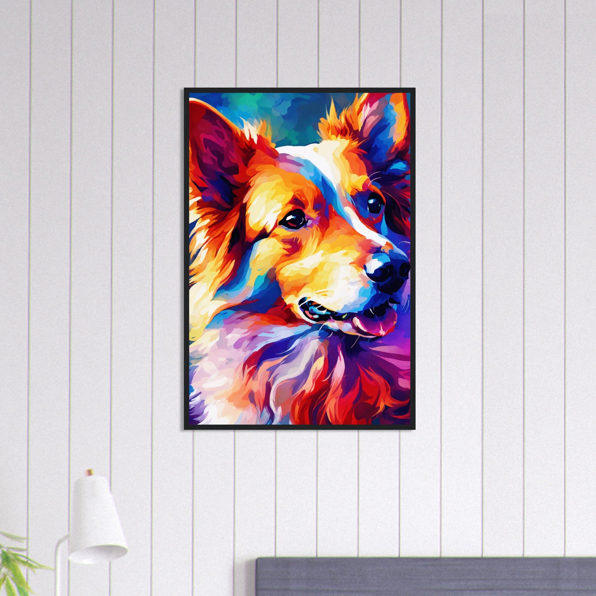 Canvanation Print Material 60x90 cm / 24x36″ Tableau Chien Fidèle Gardien