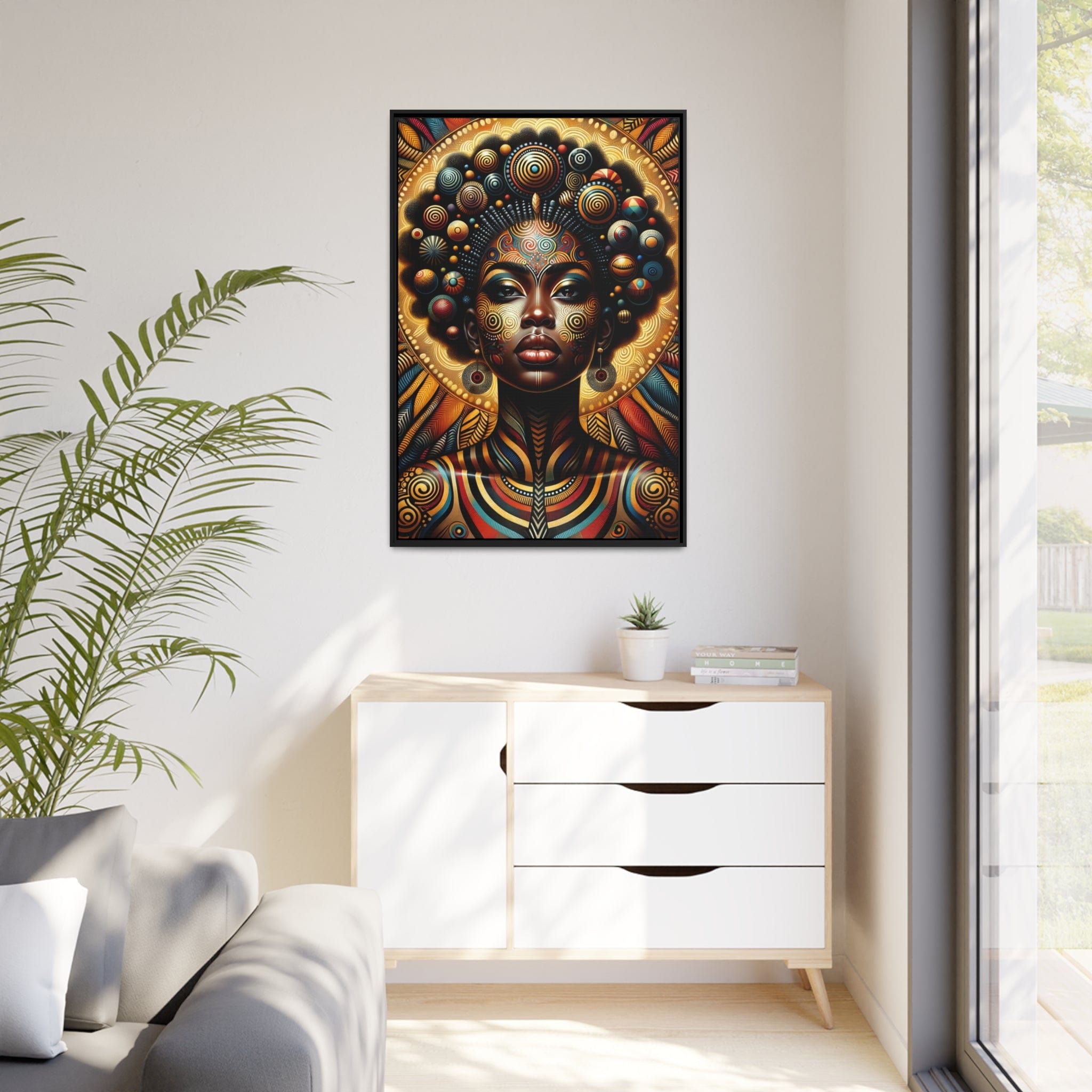 Printify Canvas Tableau "La grâce et la puissance des femmes africaines"