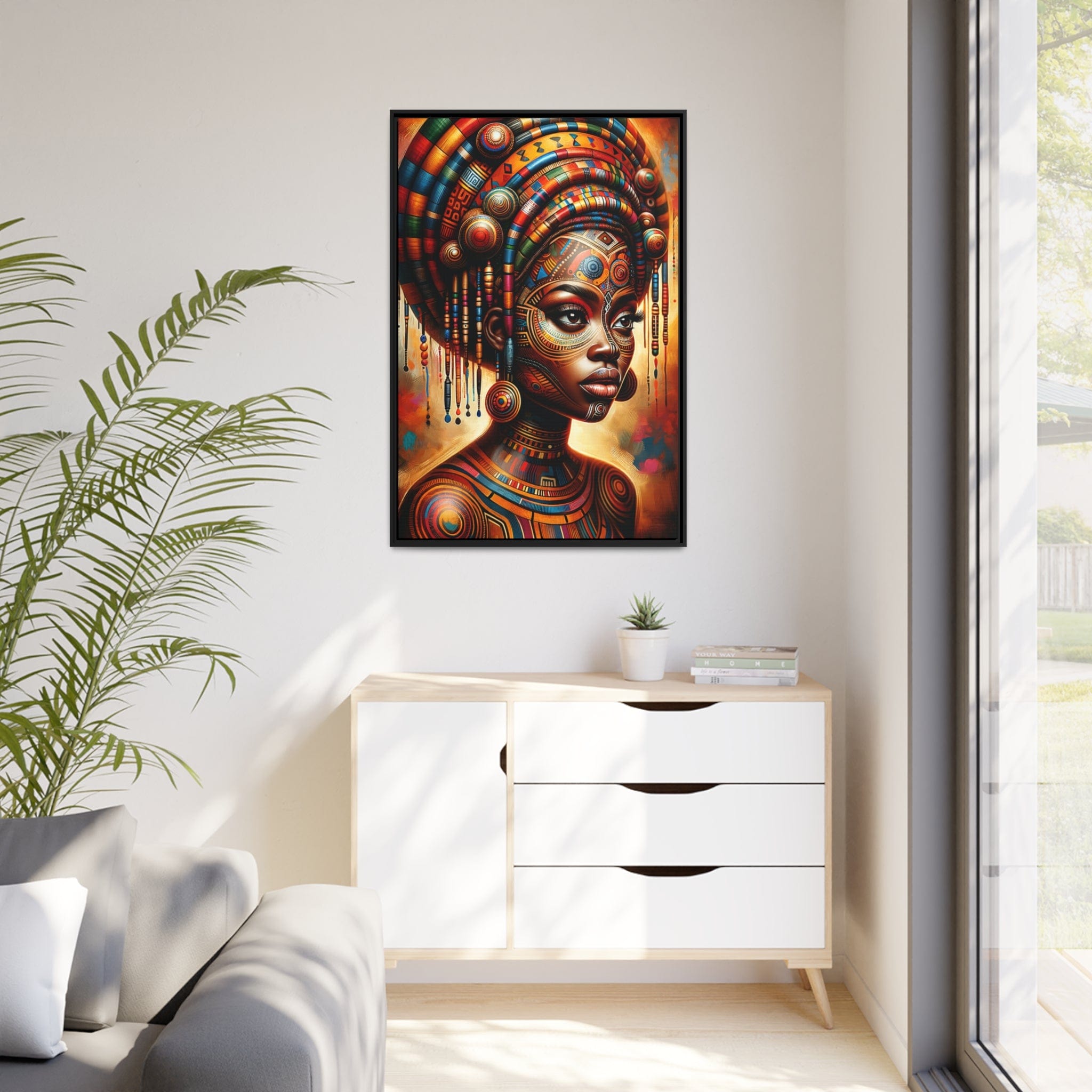 Printify Canvas Tableau "Reines d'Afrique : Célébration de la force et de la grâce des femmes africaines".