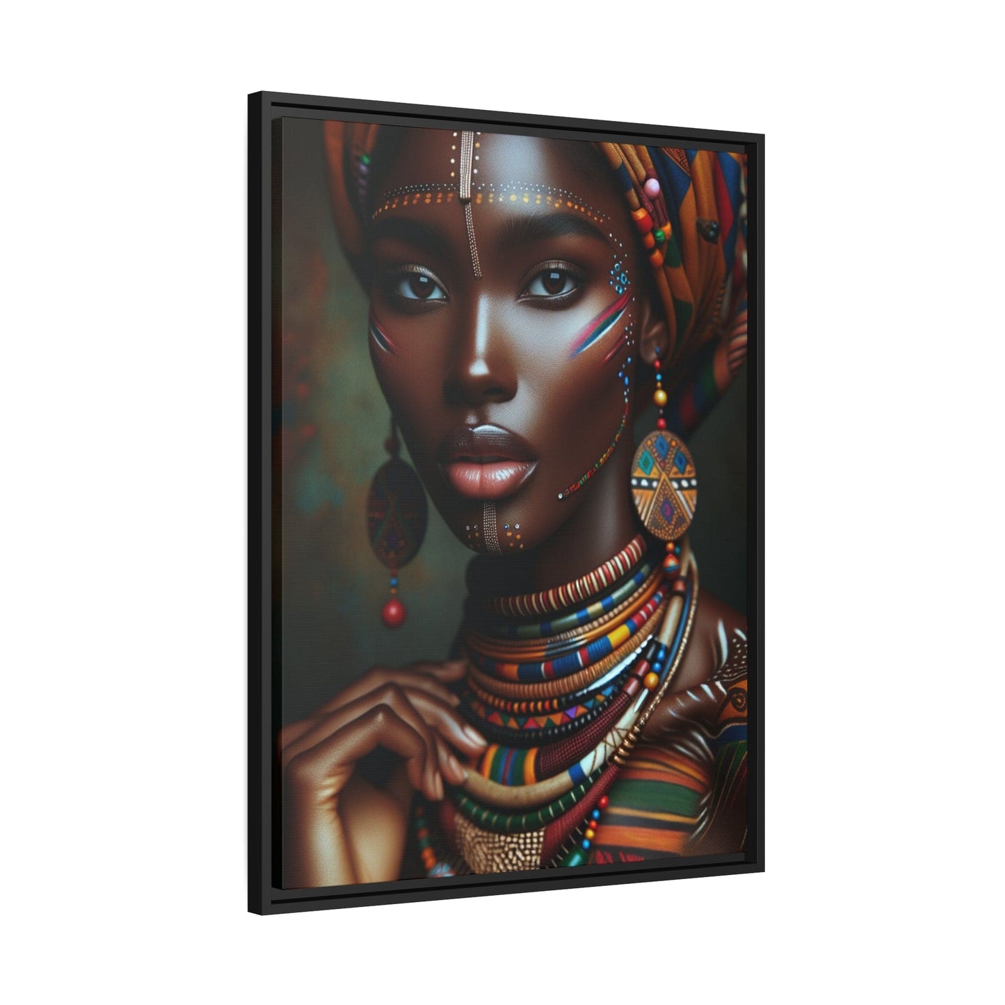 Tableau "La beauté et la grâce des femmes africaines capturées en un tableau magnifique" Canvanation