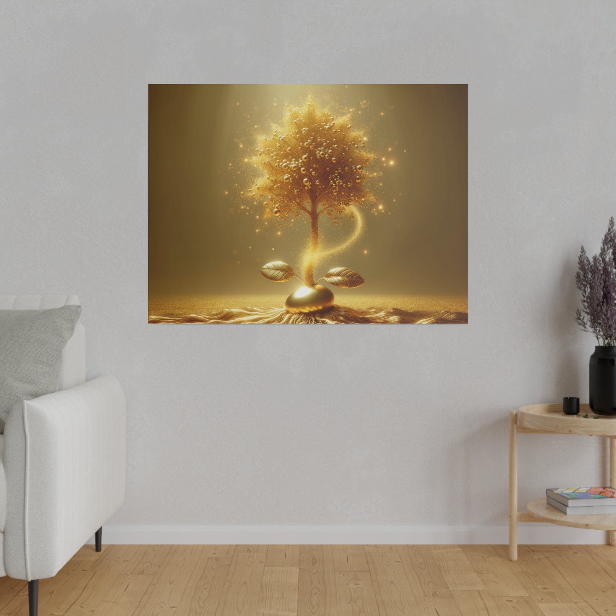 Printify Canvas Tableau  L'Arbre d'Or de la Vie