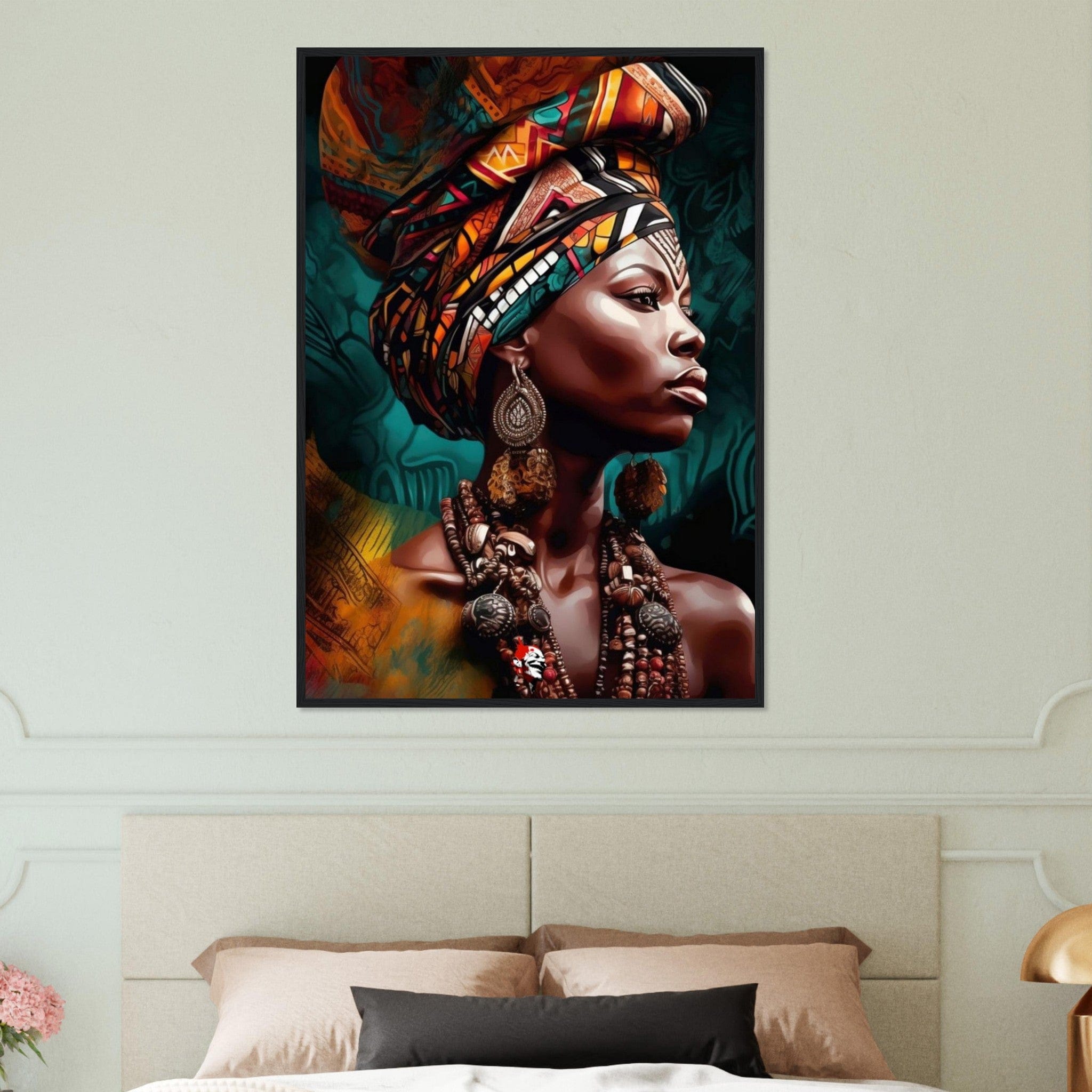 Canvanation Print Material 70x100 cm / 28x40″ Tableau Femme Antillaise