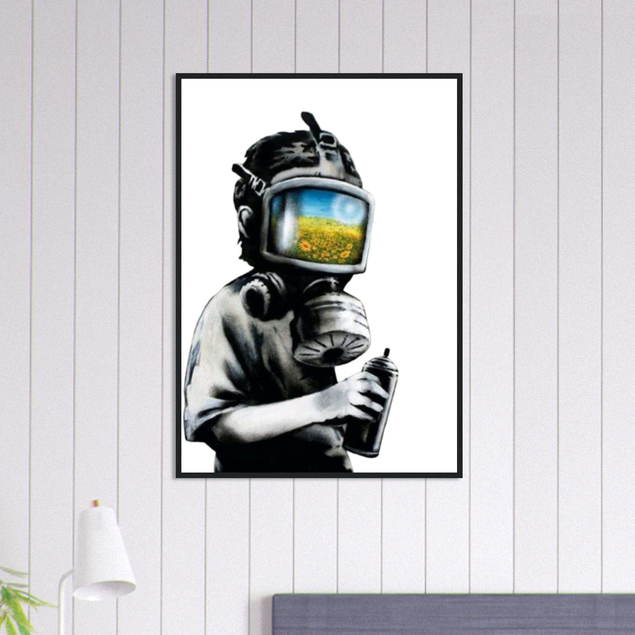 Canvanation Print Material 70x100 cm / 28x40″ Tableau Espoir Banksy