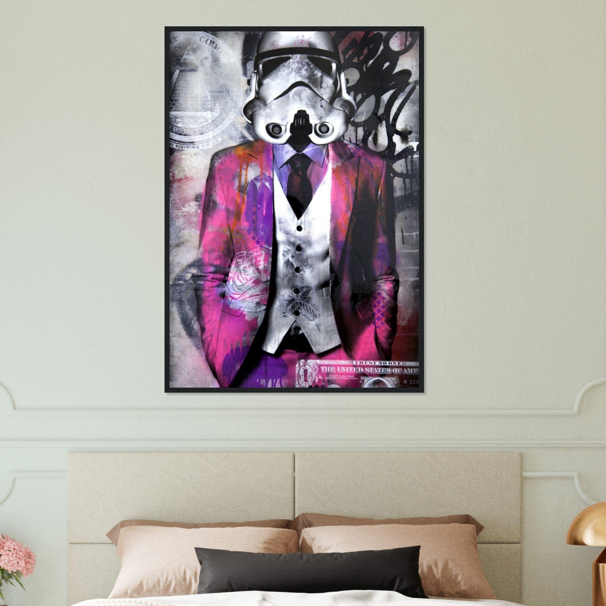 Canvanation Print Material 70x100 cm / 28x40″ Tableau Street Art Star Wars