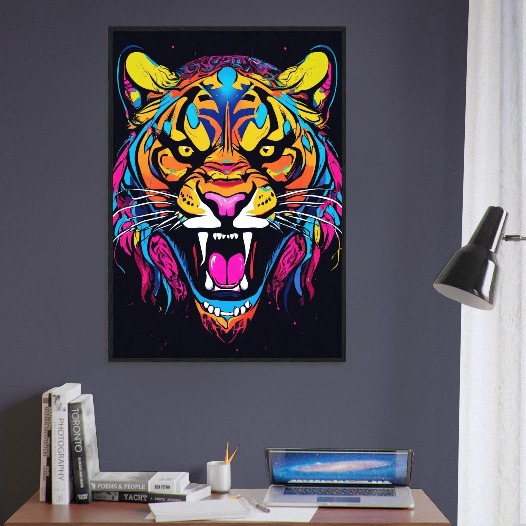 Canvanation Print Material Tableau Tigre Urbain